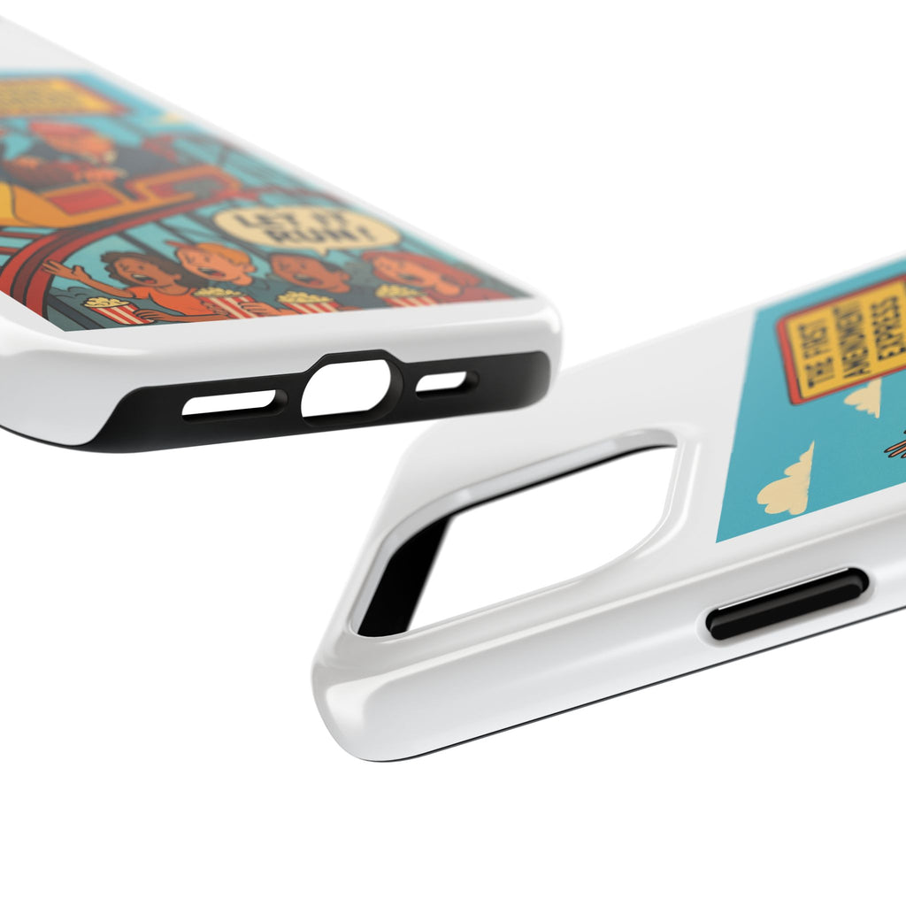 Humorous Roller Coaster Phone Case, Tough Phone Case for Fun-Loving Adults, Gifts for Theme Park Enthusiasts, Unique Tech Accessories, [...]