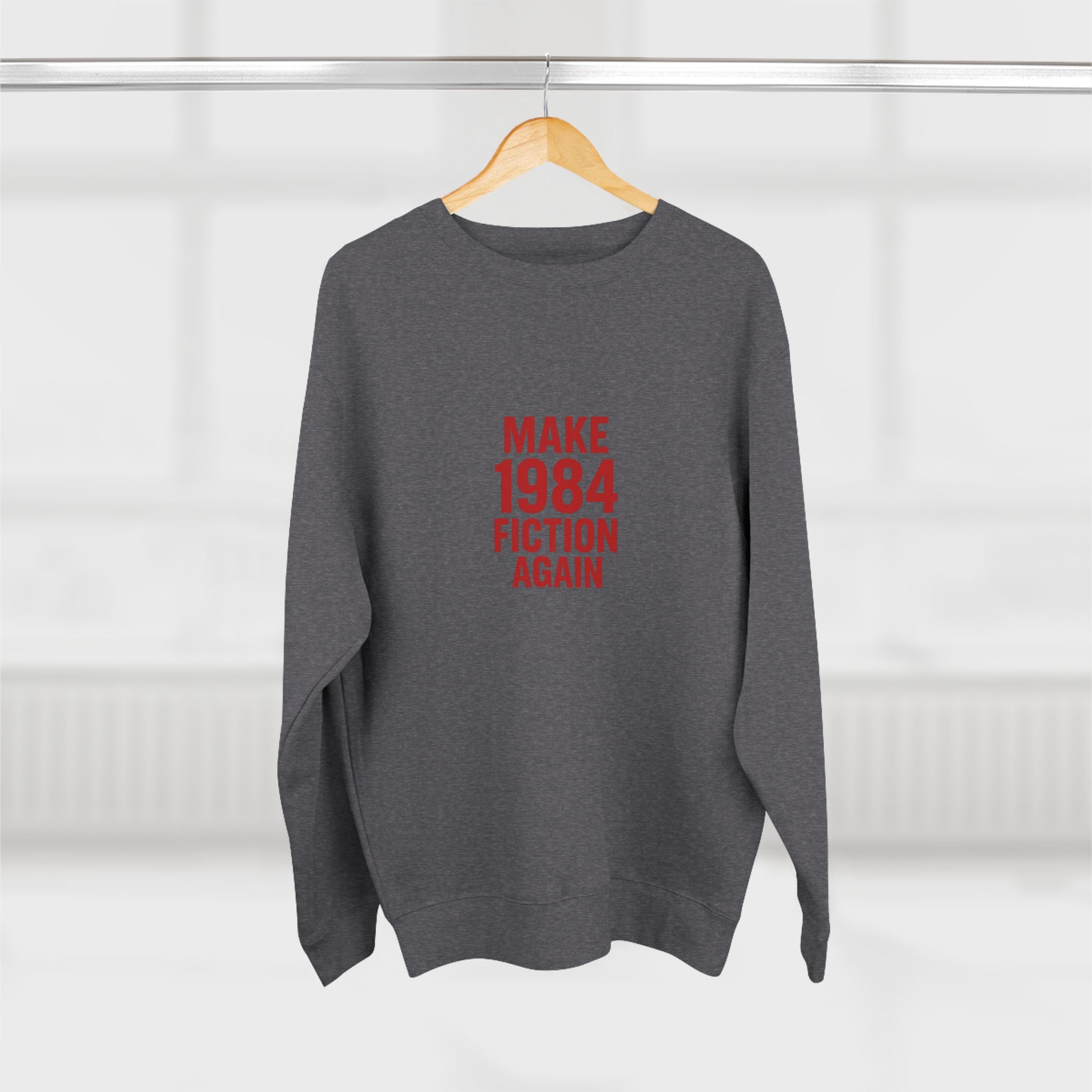 Unisex Crewneck Sweatshirt - Make Orwell Fiction Again, Cozy Pullover for Book Lovers, Casual Literature Sweatshirt, Unique Gift for [...]