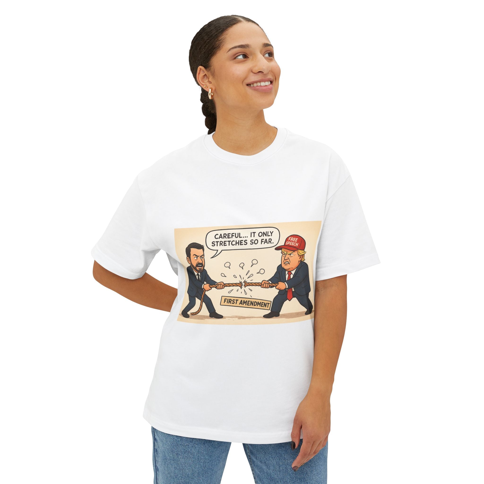 political humor Unisex Oversized Boxy Tee