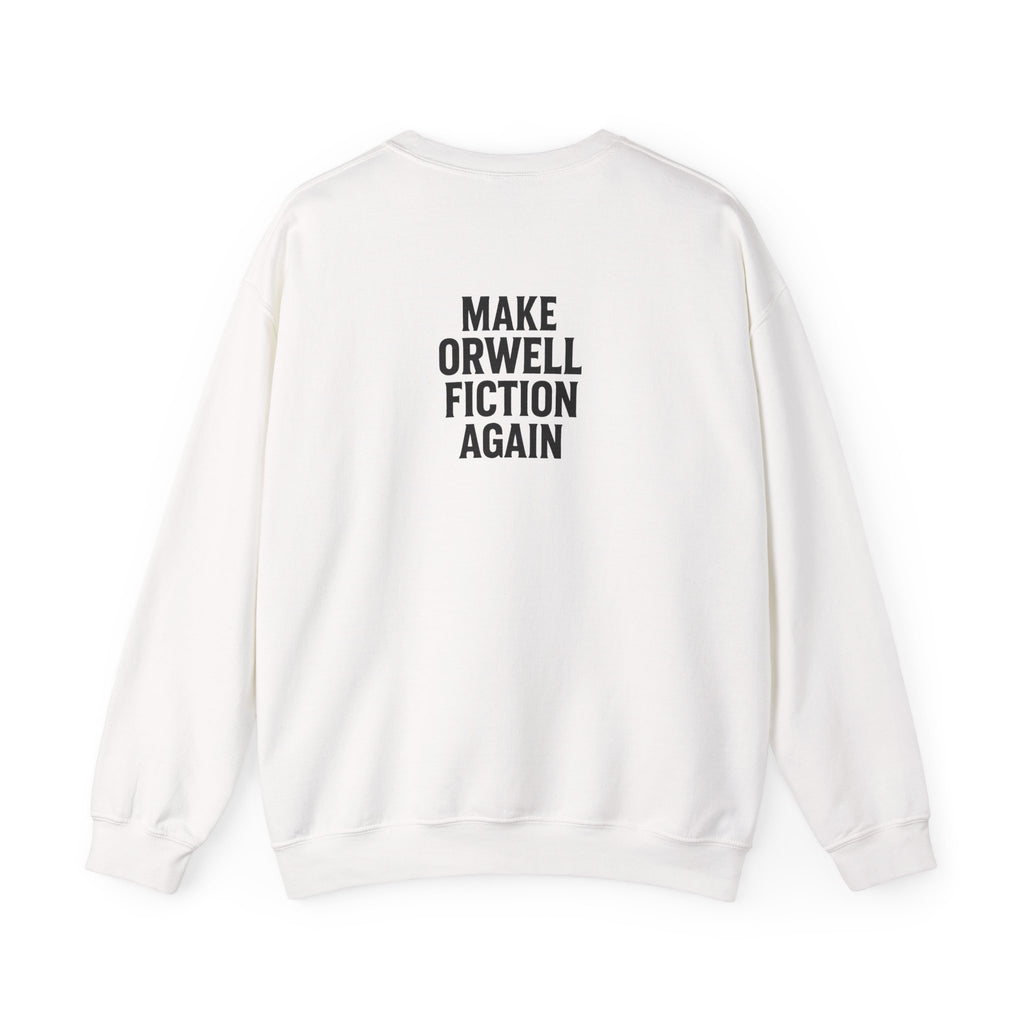 Big Brother Loves You Crewneck Sweatshirt - Unisex Heavy Blend, Cozy Gift, Casual Wear, Statement Piece, Perfect for Any Season