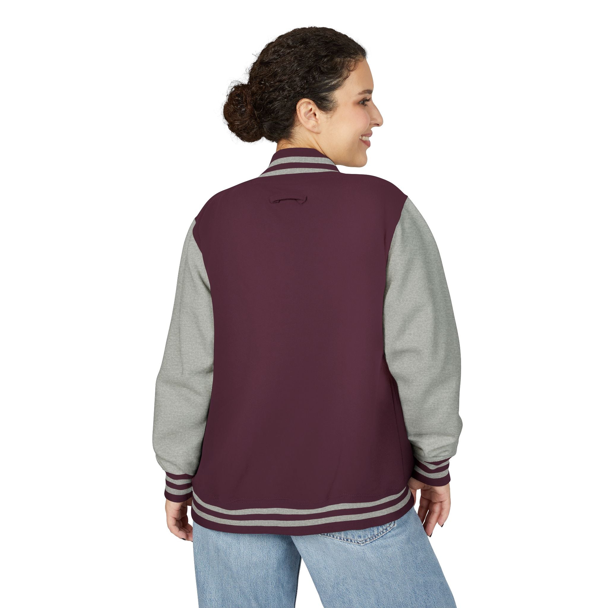 Unisex Heavyweight Letterman Jacket: Retro Style, Cozy Layer, Perfect for Game Day, Gift for Sports Fans, Streetwear Essentials