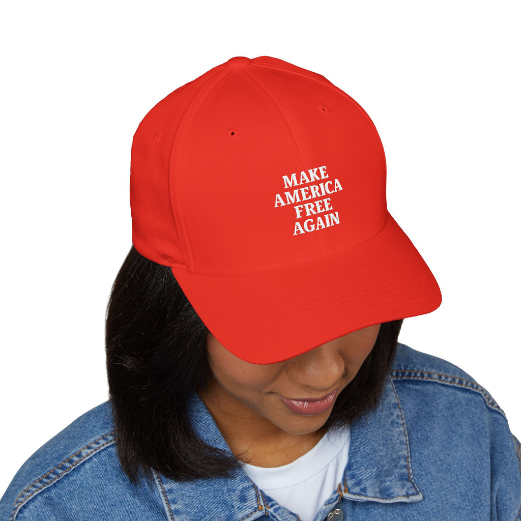 Embroidered Baseball Cap - Make America Free Again, Adjustable Hat for Events, Gifts, Outdoor Activities, Fashion