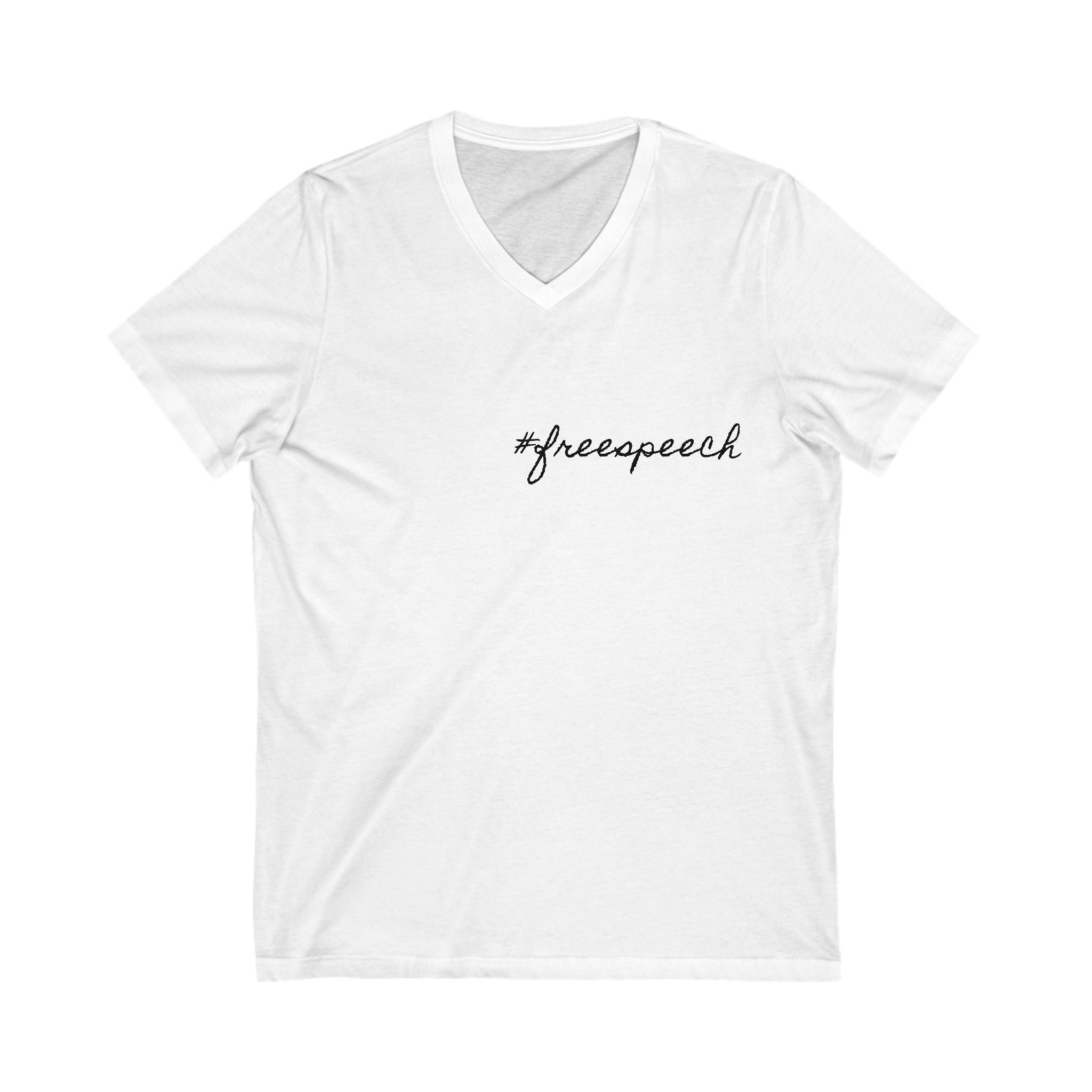 Unisex Jersey Short Sleeve V-Neck Tee