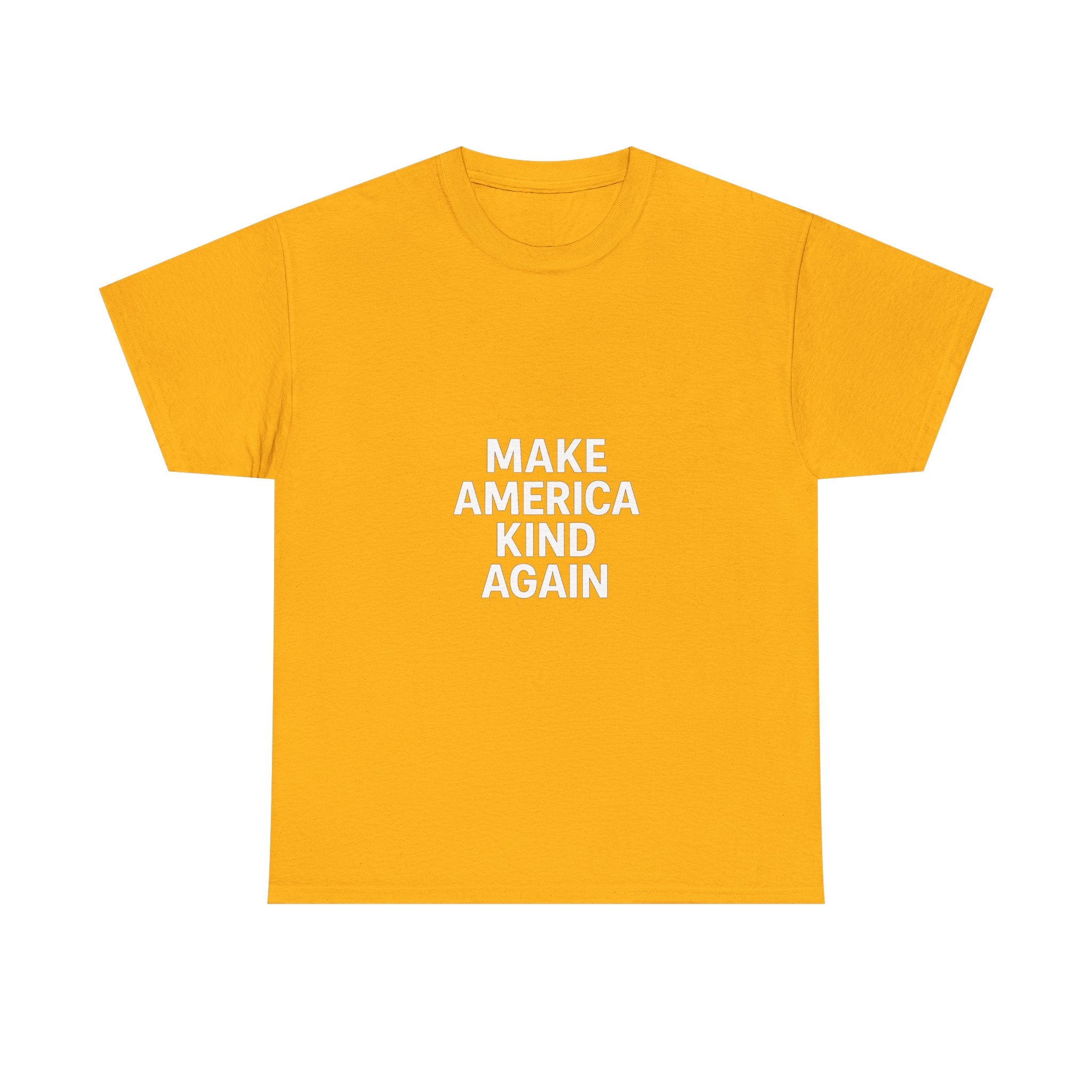 Make America Kind Again Unisex Heavy Cotton Tee, Funny Quote T-Shirt, Political Statement Shirt, Gift for Activists, Casual Wear