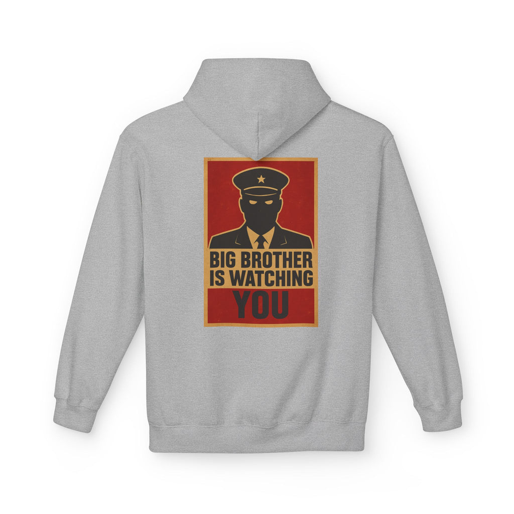 Big Brother Is Watching You Hoodie - Unisex Fleece Sweatshirt, Cozy Gift for Fans of Dystopian Literature, Statement Apparel
