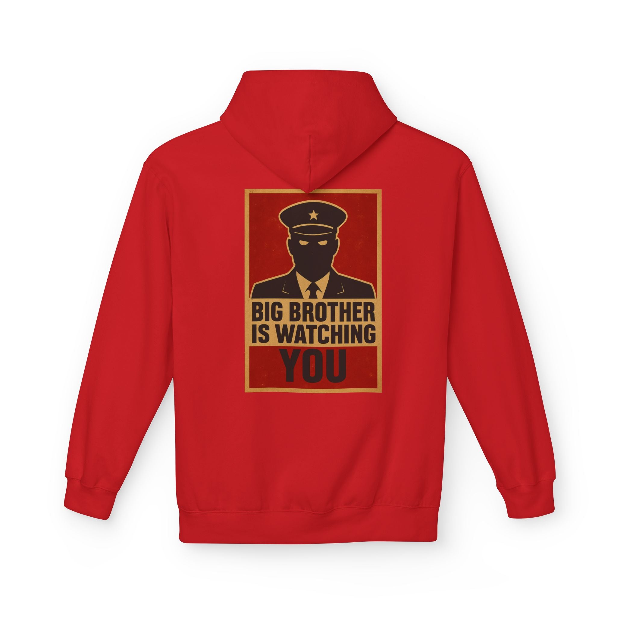 Big Brother Is Watching You Hoodie - Unisex Fleece Sweatshirt, Cozy Gift for Fans of Dystopian Literature, Statement Apparel