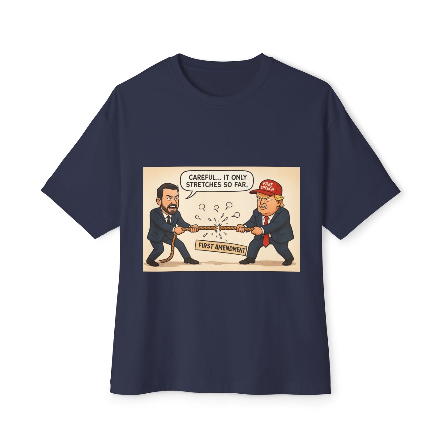 political humor Unisex Oversized Boxy Tee