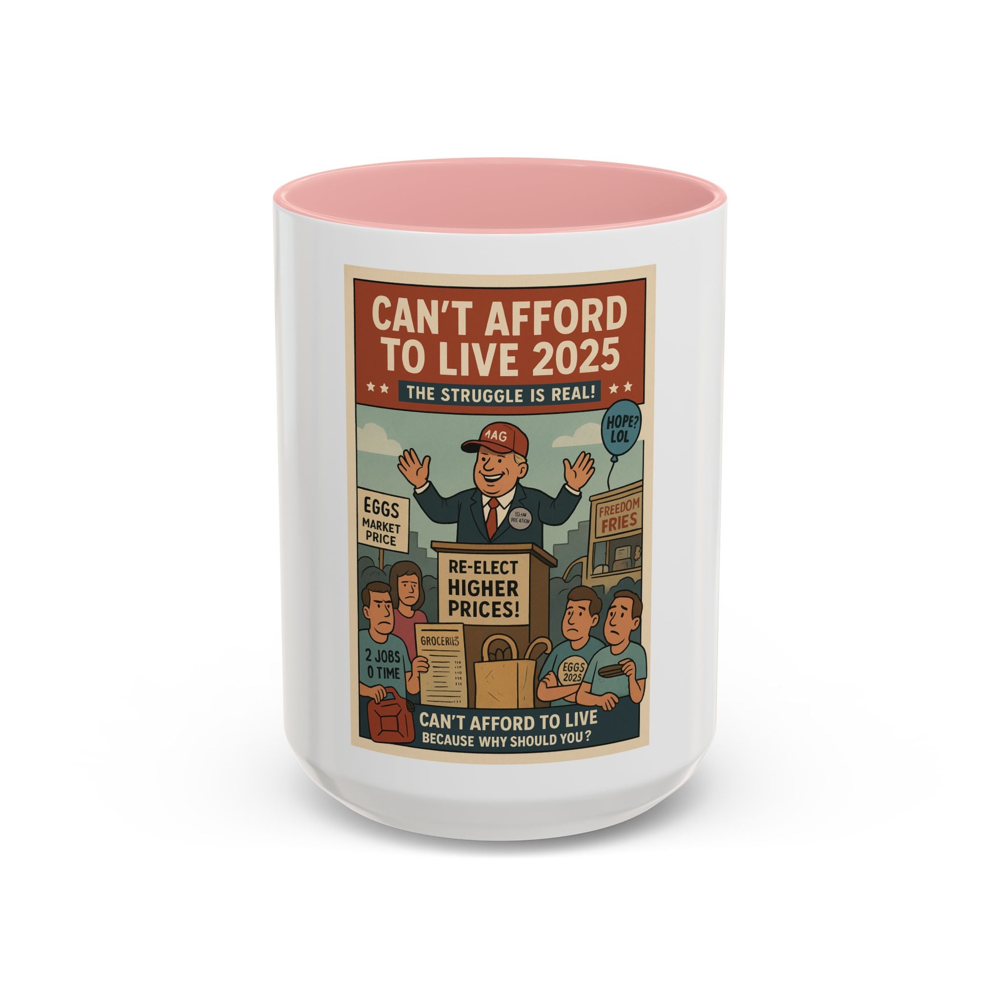 Retro-Inspired Accent Coffee Mug, Funny Gift for Coffee Lovers, Unique Kitchen Decor, Humorous Mug for 2025, Perfect for Birthdays & [...]