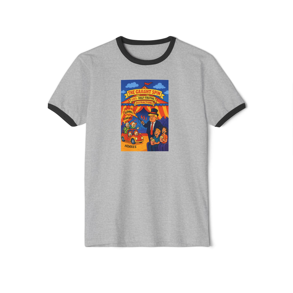 Vintage-Inspired Circus Ringer T-Shirt | Unisex Retro Tee, Carnival Style, Fun Graphic Tee, Gift for Dreamers, Summer Festival Wear