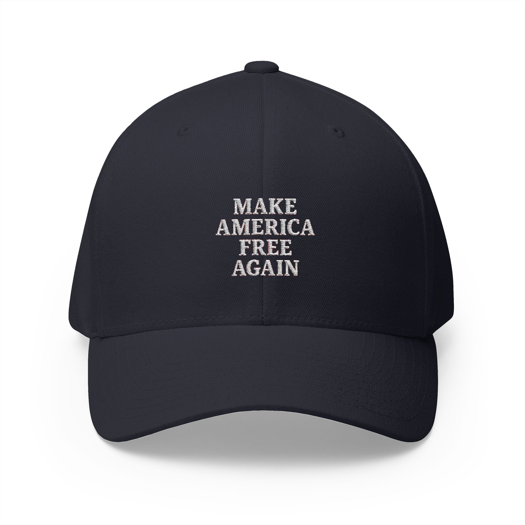 Embroidered Baseball Cap - Make America Free Again, Adjustable Hat for Events, Gifts, Outdoor Activities, Fashion