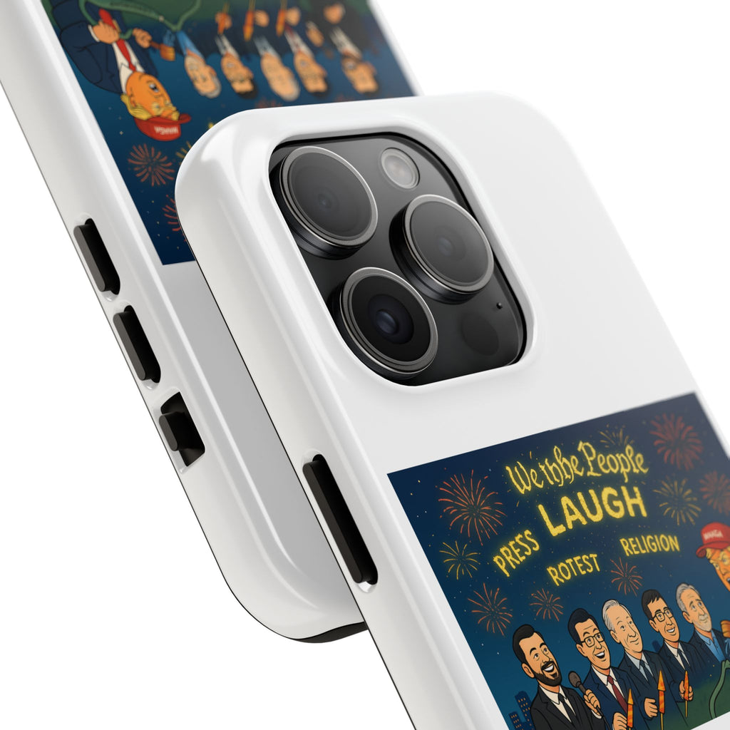 Bold Cancellation Tough Phone Cases, Political Statement Case, Funny Protest Case, Gift for Activists, Unique Phone Cover