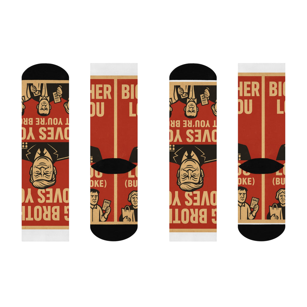 Freedom of Expression Cushioned Crew Socks | Comfy Socks for Creative Minds, Unique Gift for Artists, Freedom Theme, Political Socks, [...]