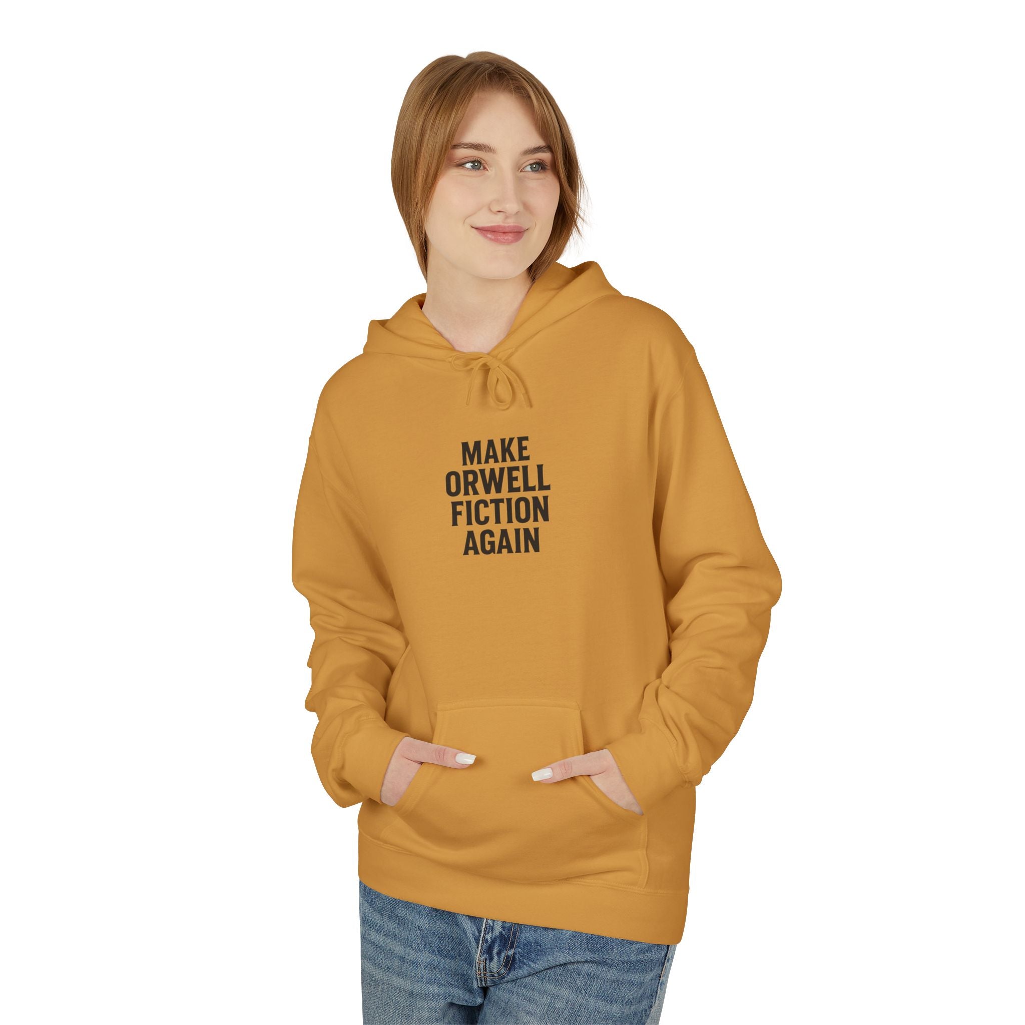 Orwell-Inspired Hoodie: Perfect for Book Lovers, Literary Gifts, Cozy Wear, Dystopian Vibes, Unique Statement Piece