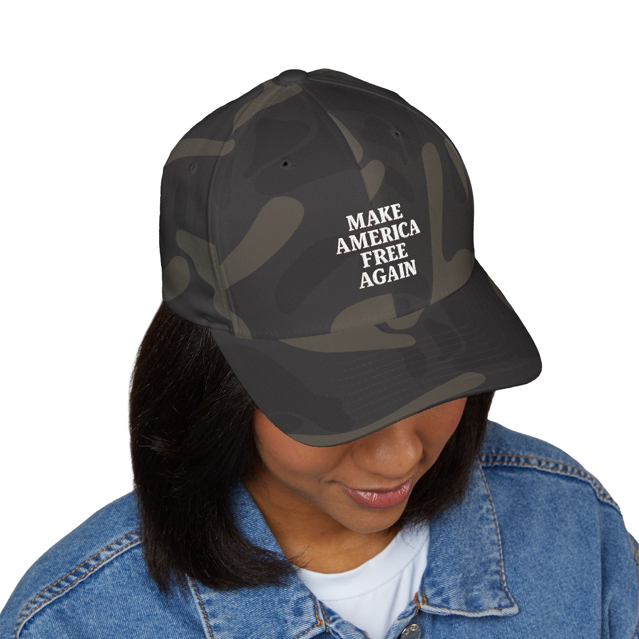 Embroidered Baseball Cap - Make America Free Again, Adjustable Hat for Events, Gifts, Outdoor Activities, Fashion