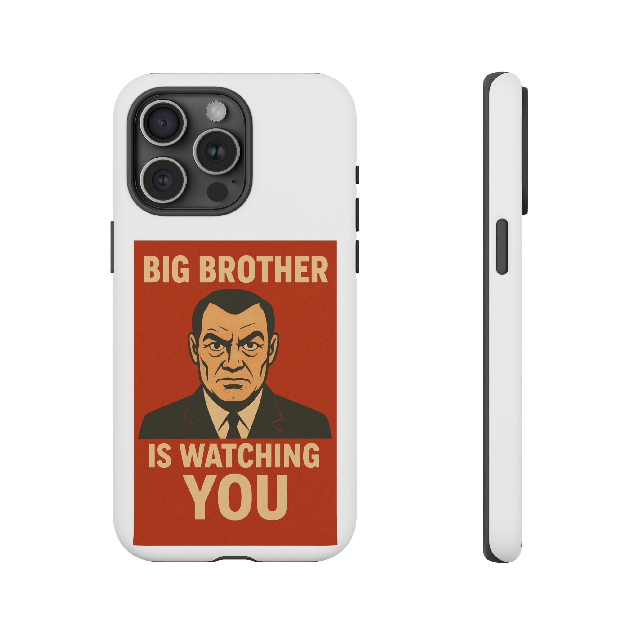 Phone Case - Big Brother Is Watching You, Vintage Style Case, Pop Culture Accessory, Unique Gift for Him or Her, Halloween Decor