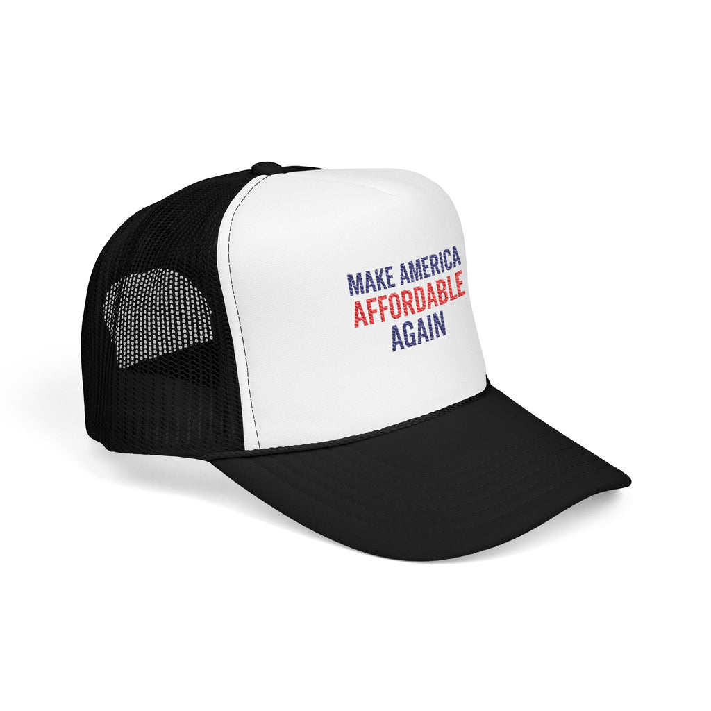 Embroidered Foam Trucker Hat - Make America Affordable Again, Adjustable Hat, Outdoor Fashion, Gift for Friends, Political Statement [...]