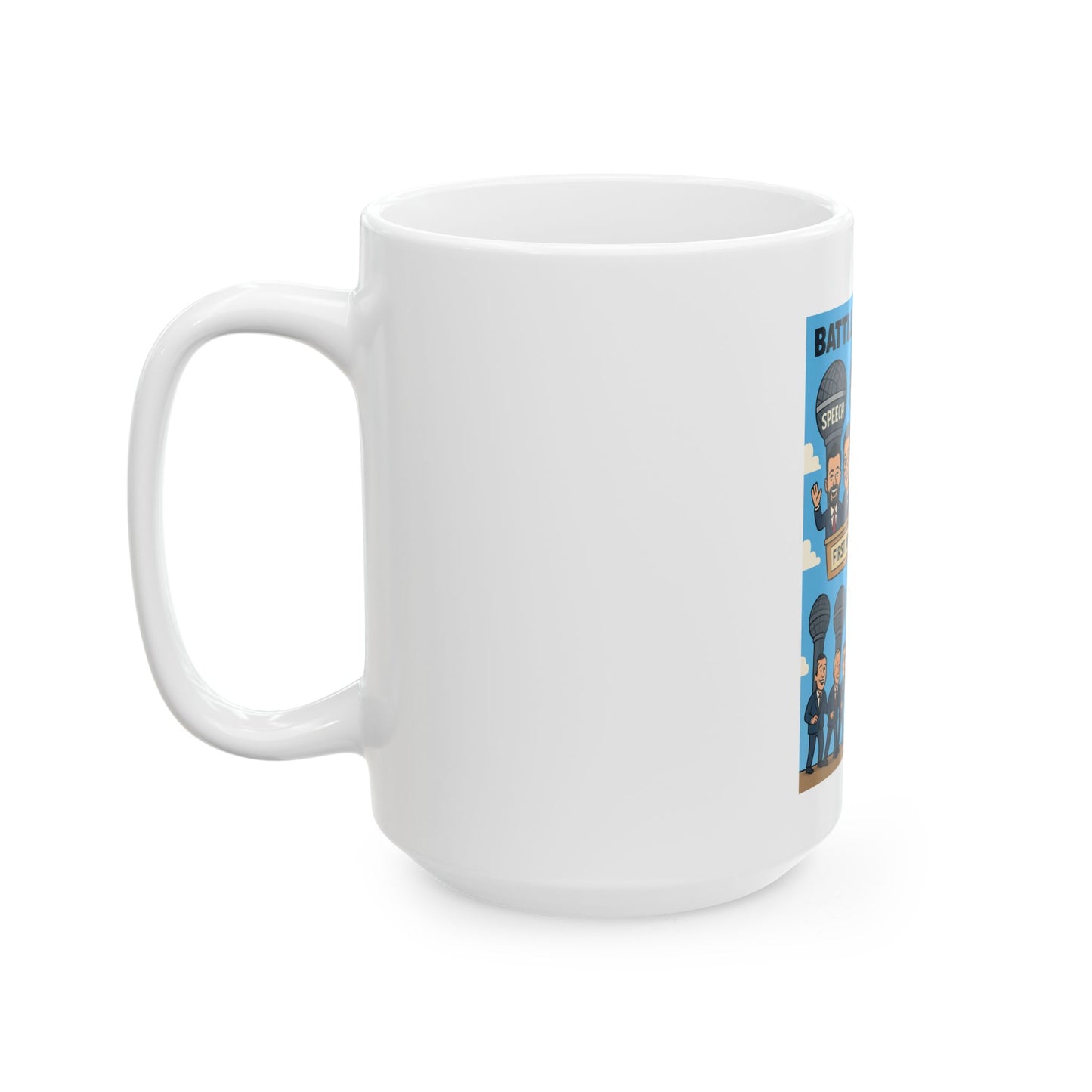 Cancel Fascism Ceramic Mug - 11oz & 15oz, Funny Coffee Cup, Political Gift, Humor Present, Makes a Statement
