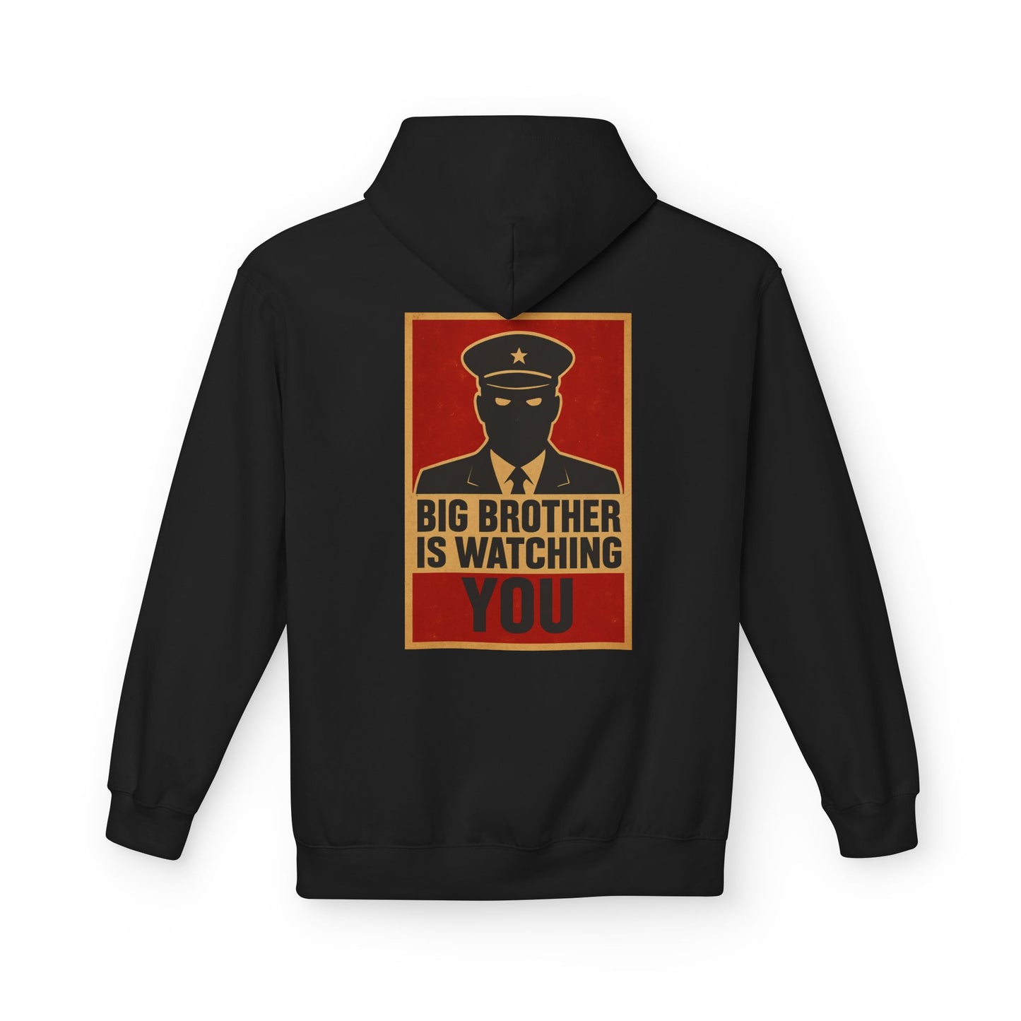 Big Brother Is Watching You Hoodie - Unisex Fleece Sweatshirt, Cozy Gift for Fans of Dystopian Literature, Statement Apparel