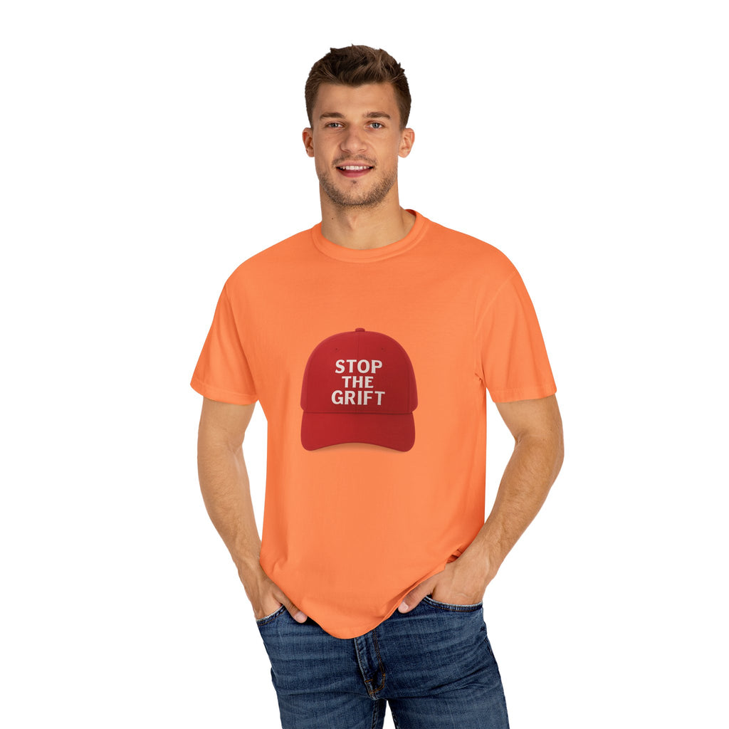 Unisex Garment-Dyed T-shirt with 'STOP THE GRIFT' Design, Casual Tee, Thought-Provoking Shirt, Gift for Activists, Statement Apparel, [...]