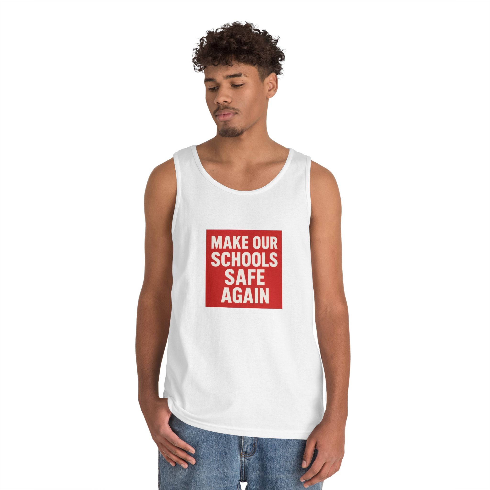 Colorful Graphic Tank Top, Fun Summer Wear, Vintage Style Unisex, Gift for Friends, Beach Outing, Party Outfit, Comics Inspired