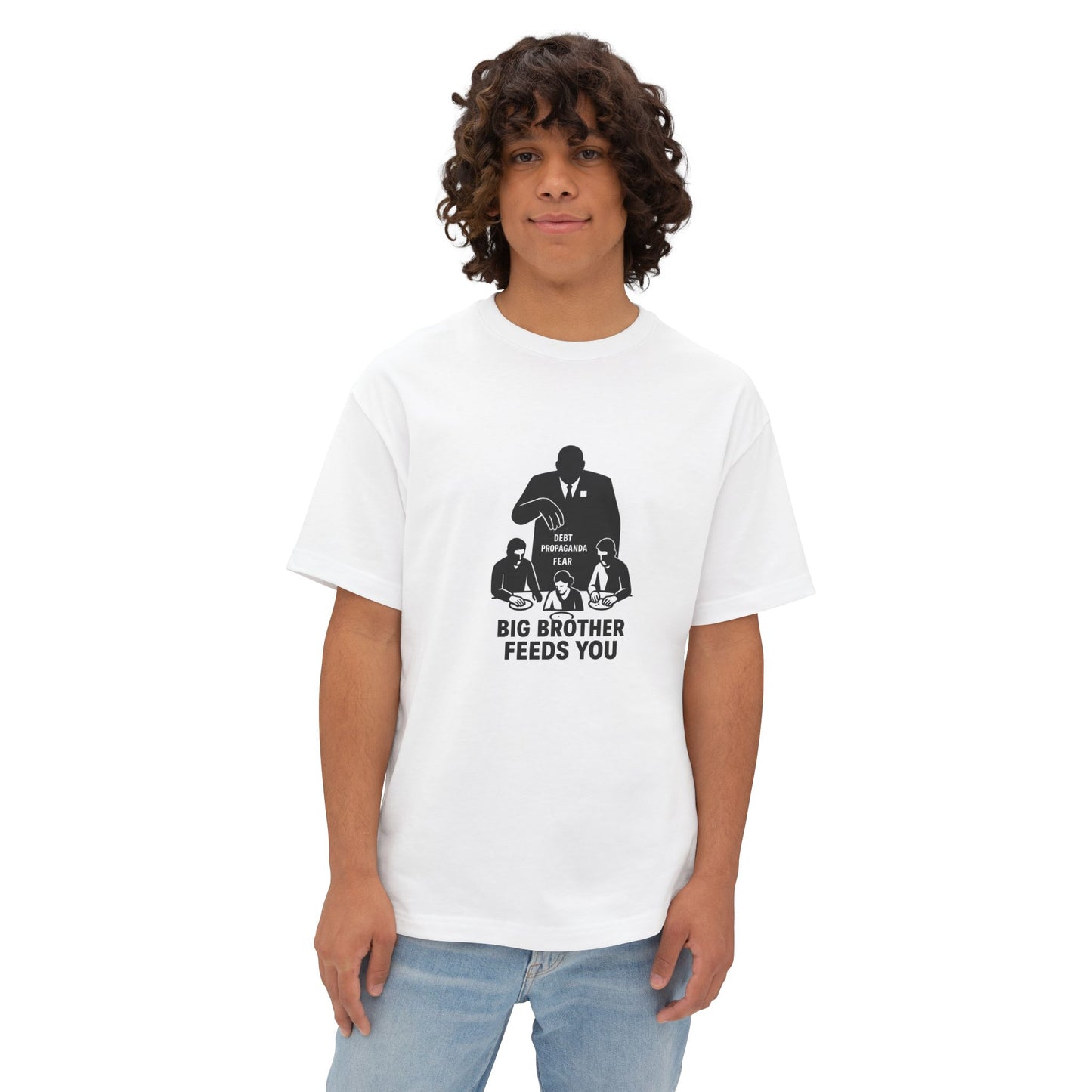 Unisex Oversized Boxy Tee - Fake News Veteran Tee, Casual Graphic T-Shirt, Streetwear, Gift for Friends, Unique Statement Shirt