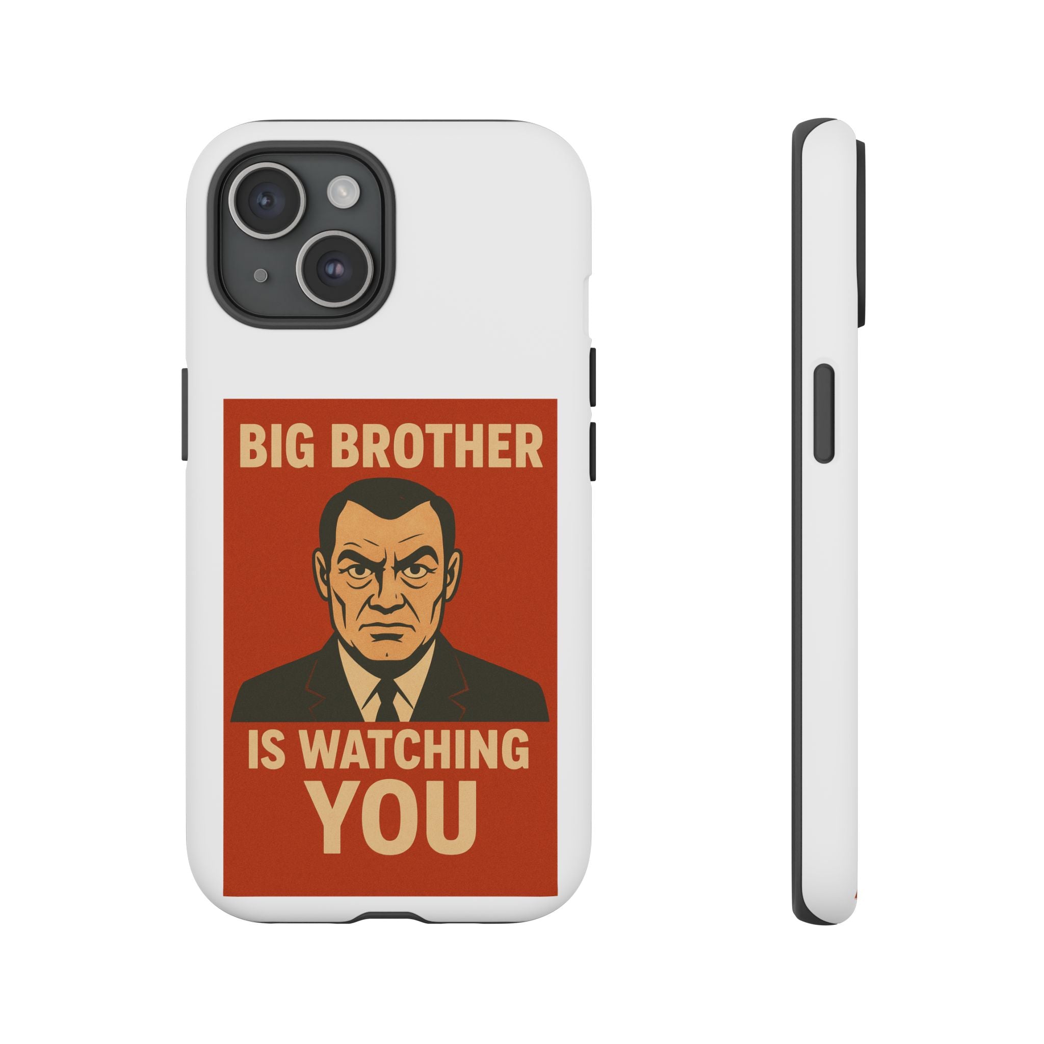 Phone Case - Big Brother Is Watching You, Vintage Style Case, Pop Culture Accessory, Unique Gift for Him or Her, Halloween Decor