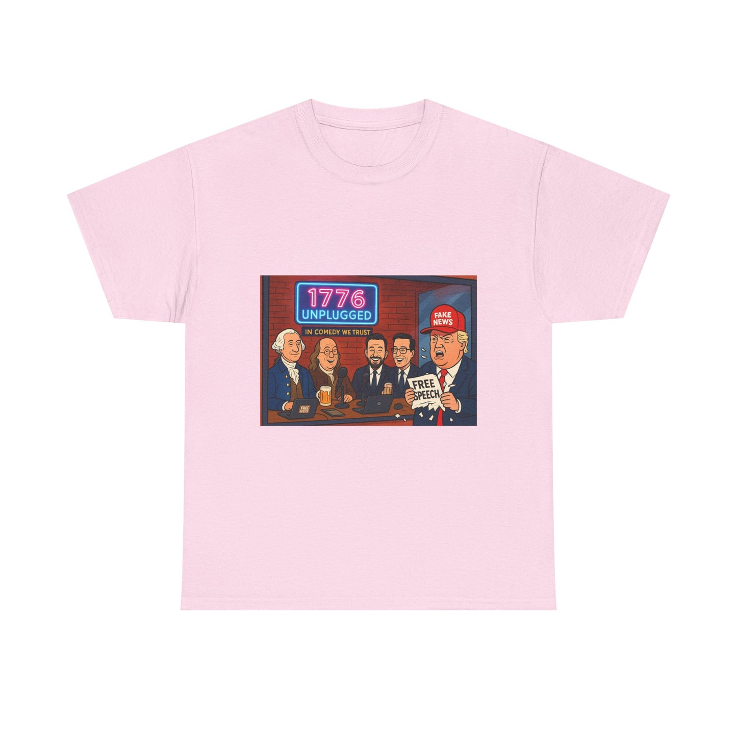 Unisex Political Humor Tee, 1776 Unplugged Graphic Shirt for Freedom Lovers, Fun Gift for Birthdays, Casual Wear, Election Season