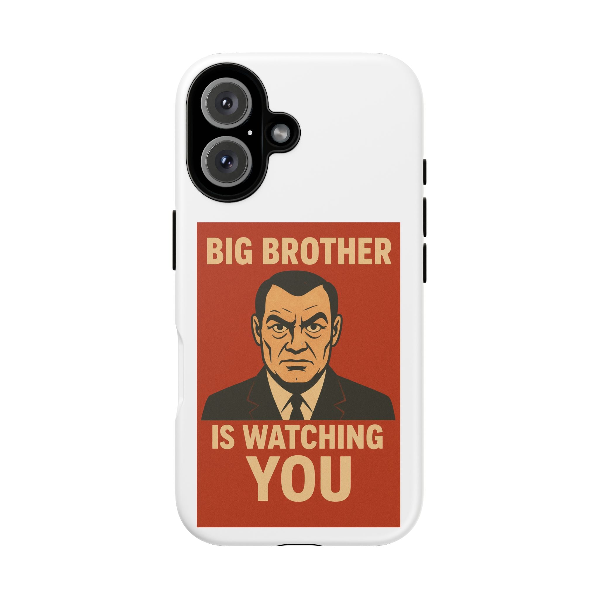Phone Case - Big Brother Is Watching You, Vintage Style Case, Pop Culture Accessory, Unique Gift for Him or Her, Halloween Decor