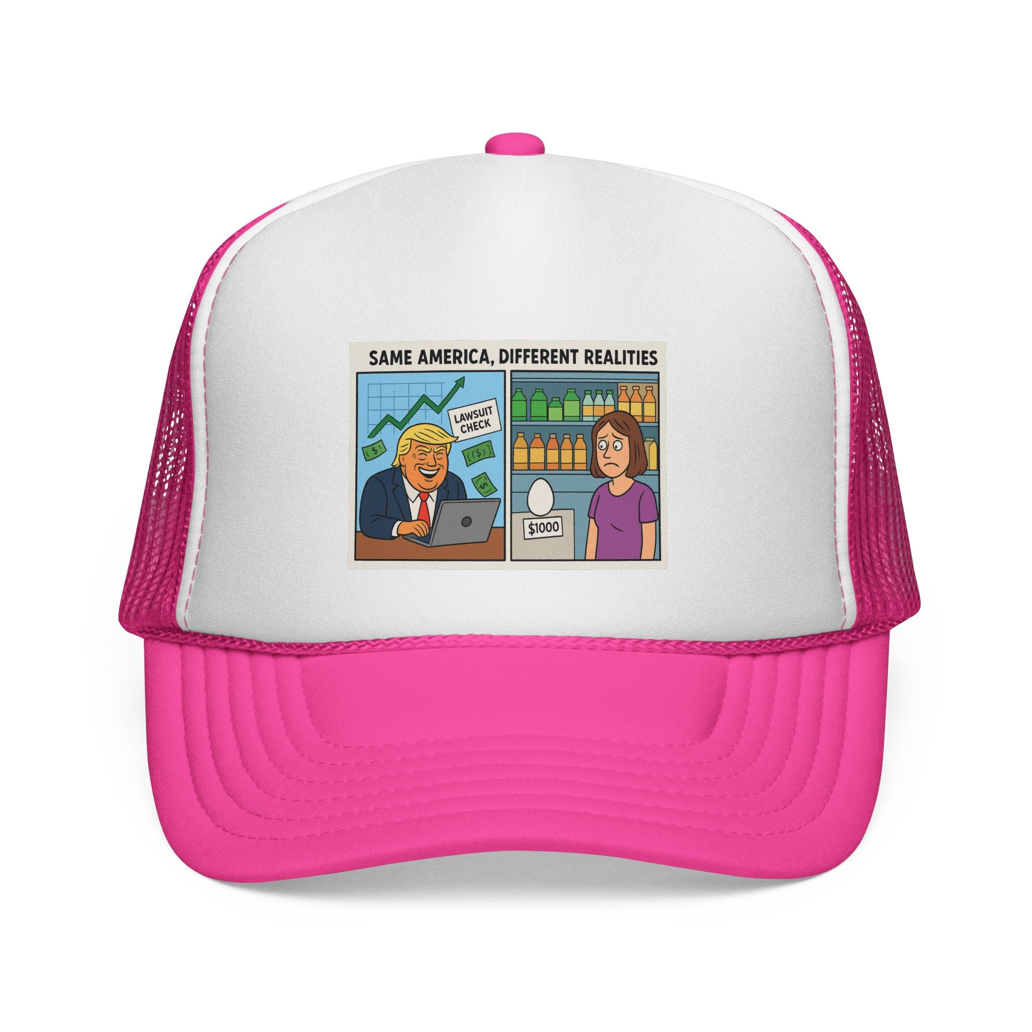 Funny Political Trucker Caps - Humorous Gift for Political Enthusiasts, Unique Accessories for Holidays, Birthday Gift, Casual Wear