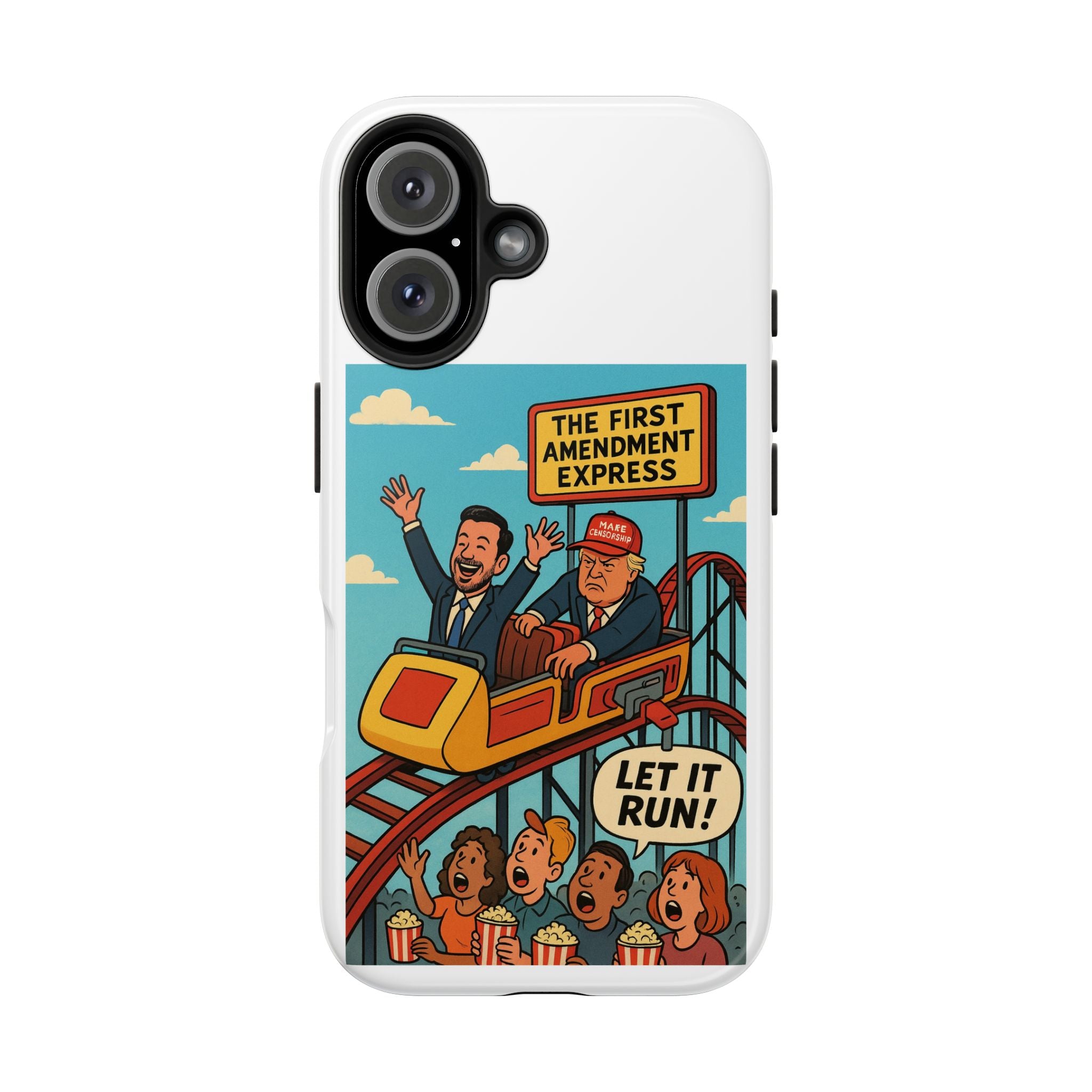 Humorous Roller Coaster Phone Case, Tough Phone Case for Fun-Loving Adults, Gifts for Theme Park Enthusiasts, Unique Tech Accessories, [...]