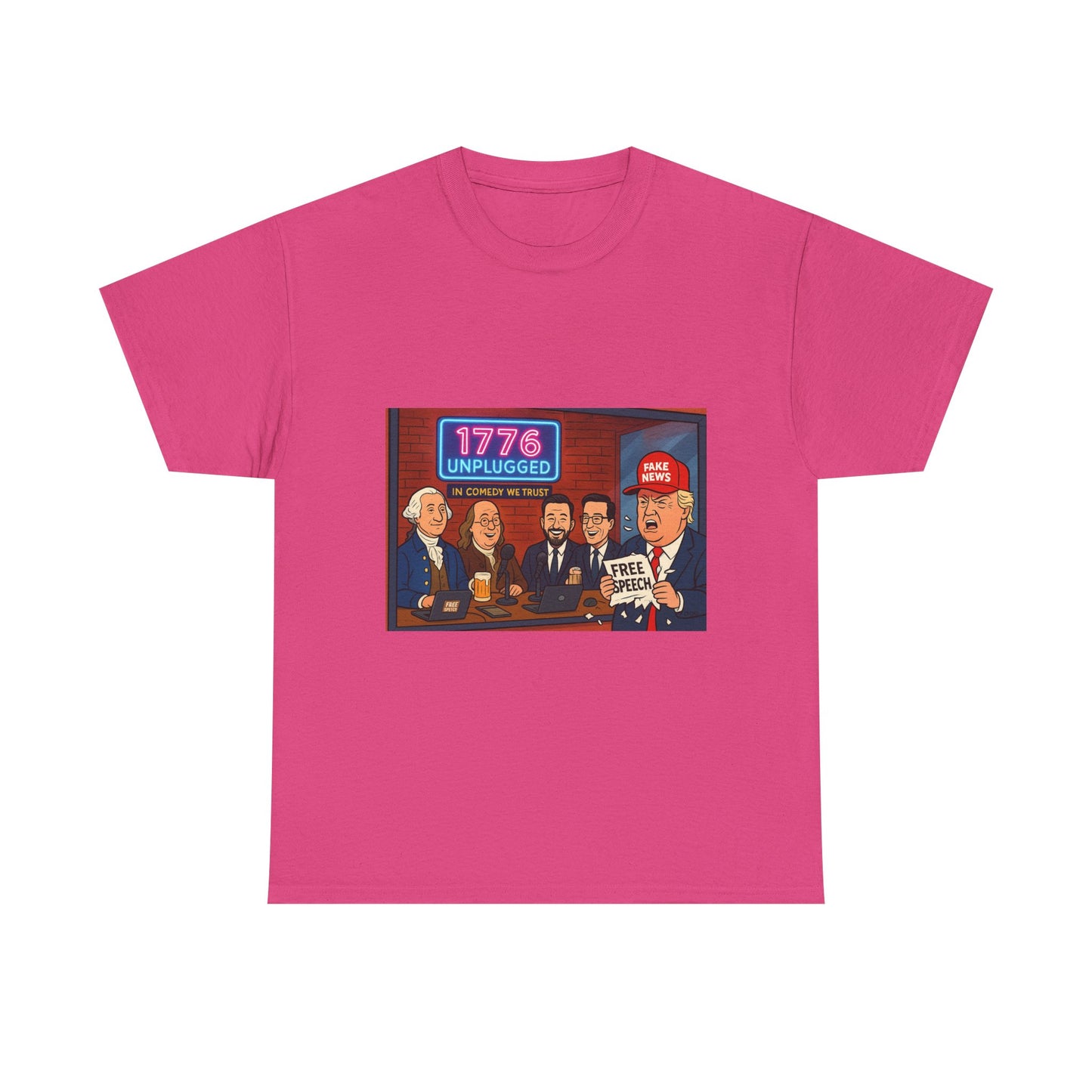 Unisex Political Humor Tee, 1776 Unplugged Graphic Shirt for Freedom Lovers, Fun Gift for Birthdays, Casual Wear, Election Season