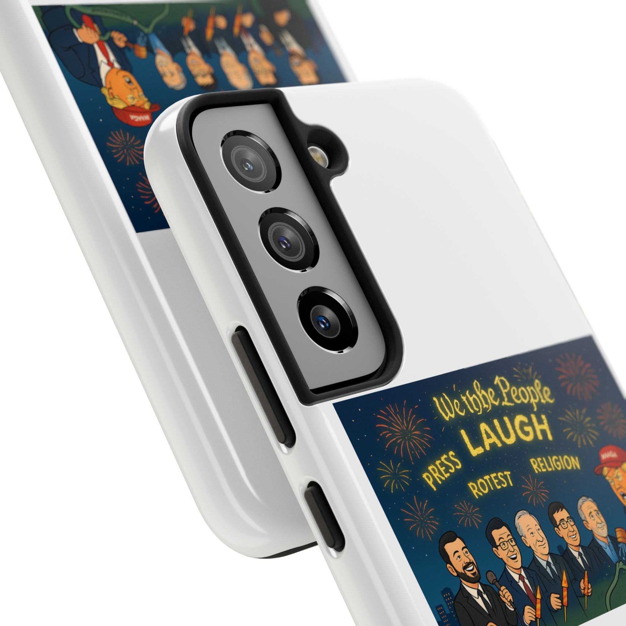 Bold Cancellation Tough Phone Cases, Political Statement Case, Funny Protest Case, Gift for Activists, Unique Phone Cover