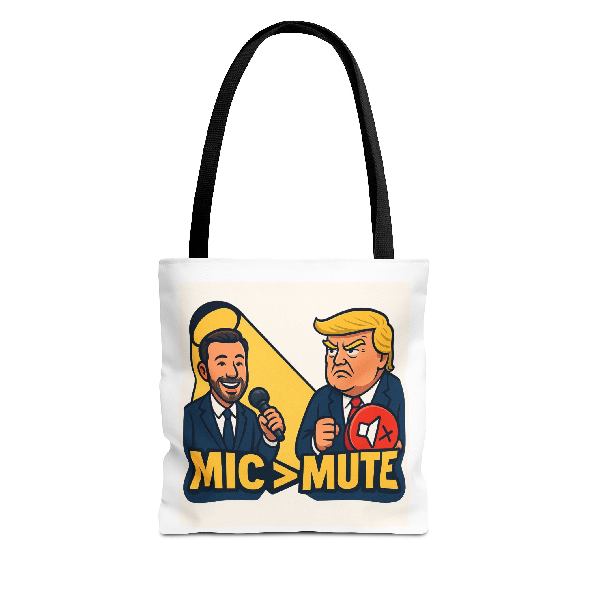 Political Humor Tote Bag, Funny Carryall for Event, Gift for Friends, Election Day Accessory, Eco-Friendly Shopping