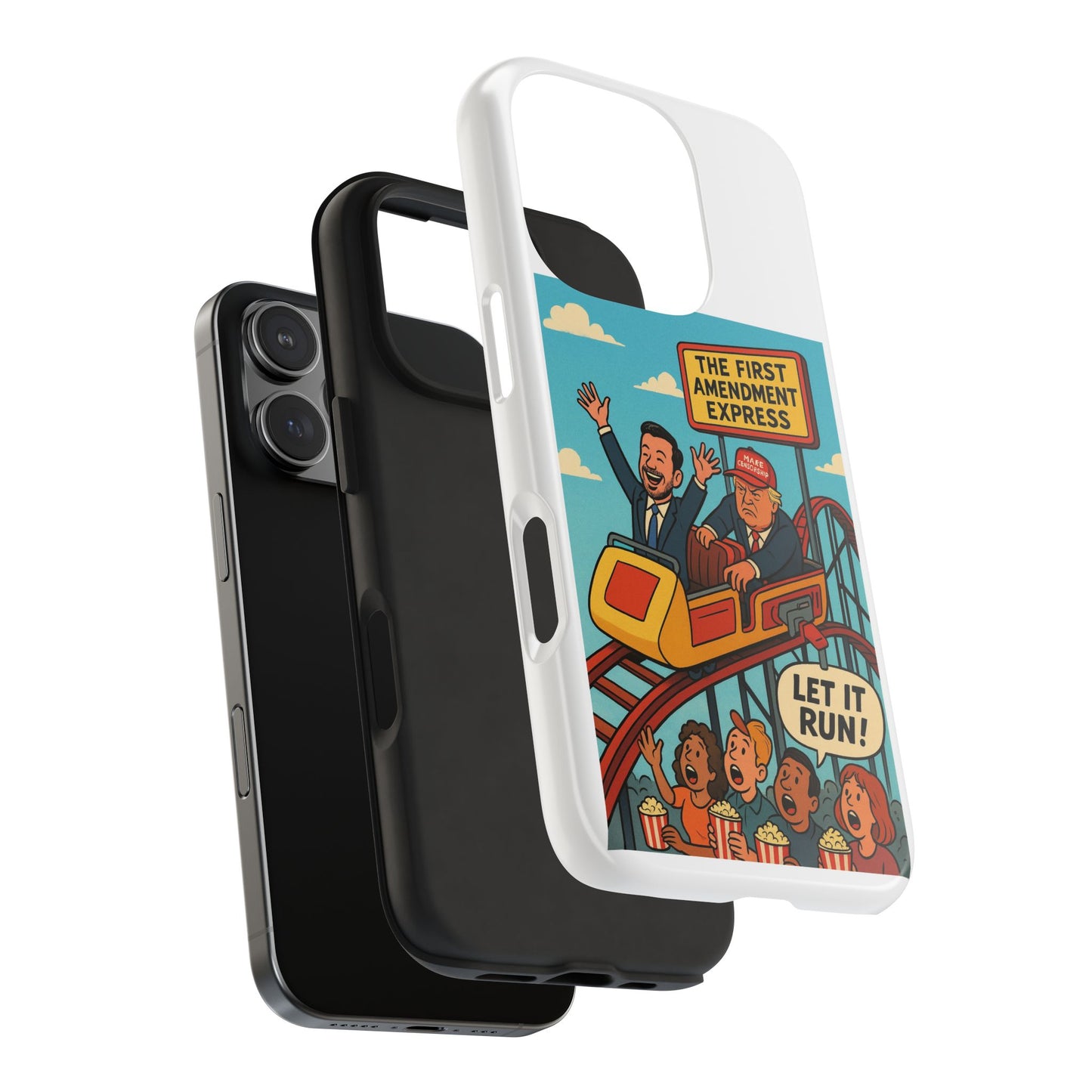 Humorous Roller Coaster Phone Case, Tough Phone Case for Fun-Loving Adults, Gifts for Theme Park Enthusiasts, Unique Tech Accessories, [...]
