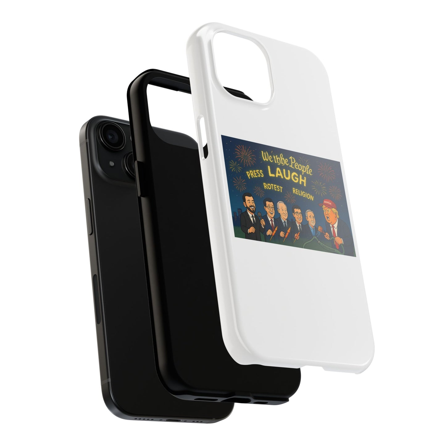 Bold Cancellation Tough Phone Cases, Political Statement Case, Funny Protest Case, Gift for Activists, Unique Phone Cover