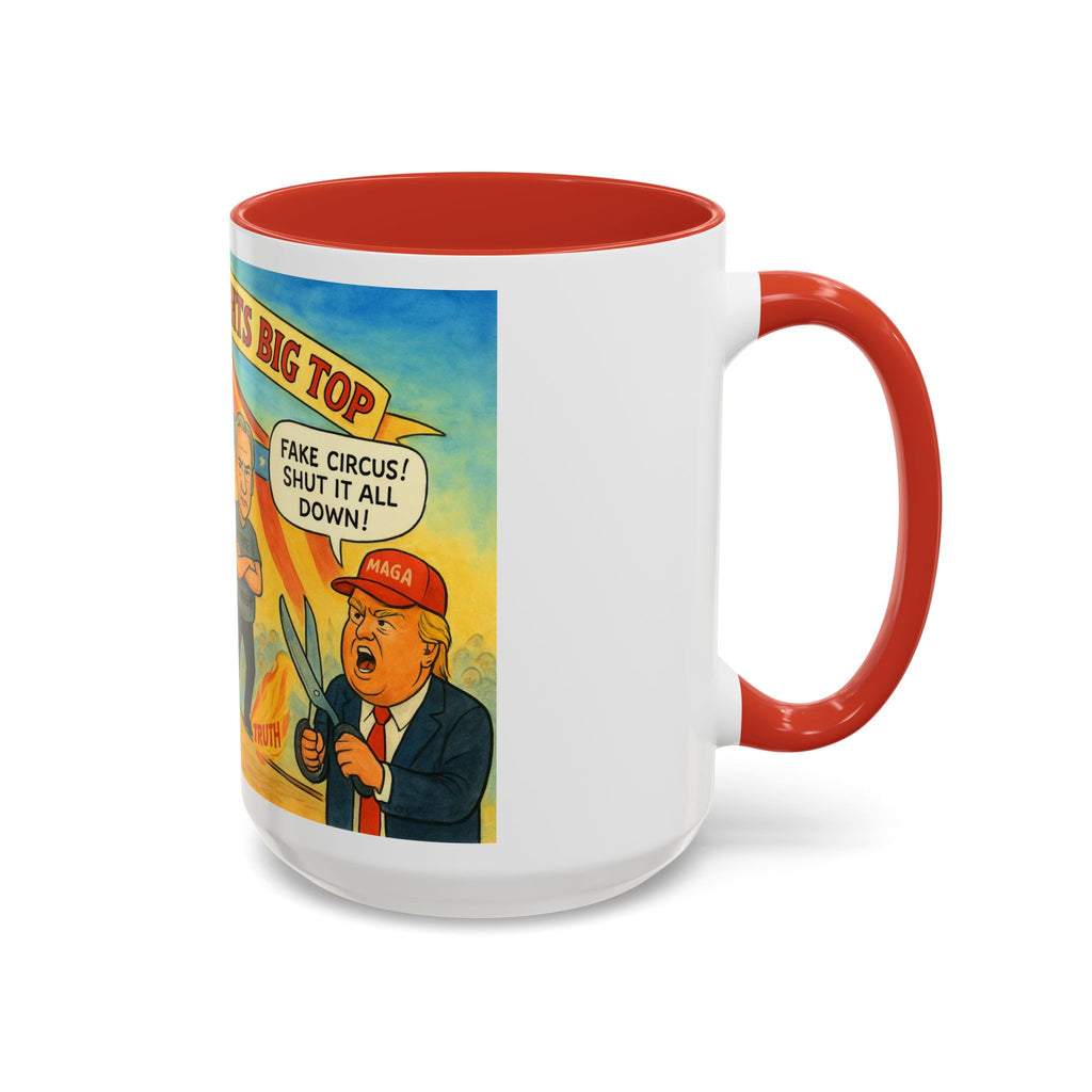 Political Statement Coffee Mug with Fun Design for Activists, Great Gift for Birthdays, Holidays, Office Humor, Collectors