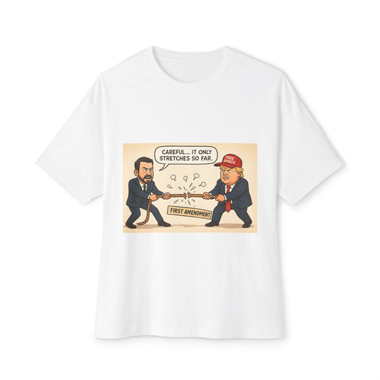 political humor Unisex Oversized Boxy Tee