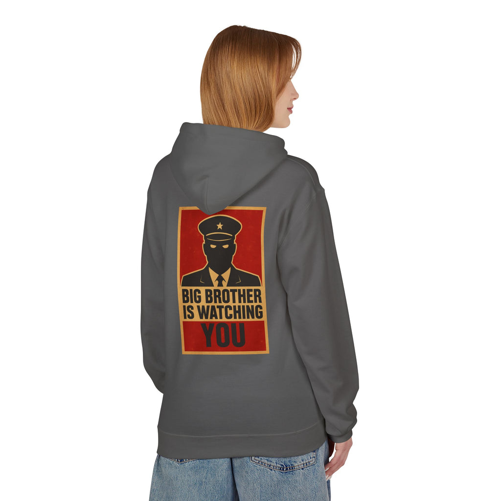 Big Brother Is Watching You Hoodie - Unisex Fleece Sweatshirt, Cozy Gift for Fans of Dystopian Literature, Statement Apparel