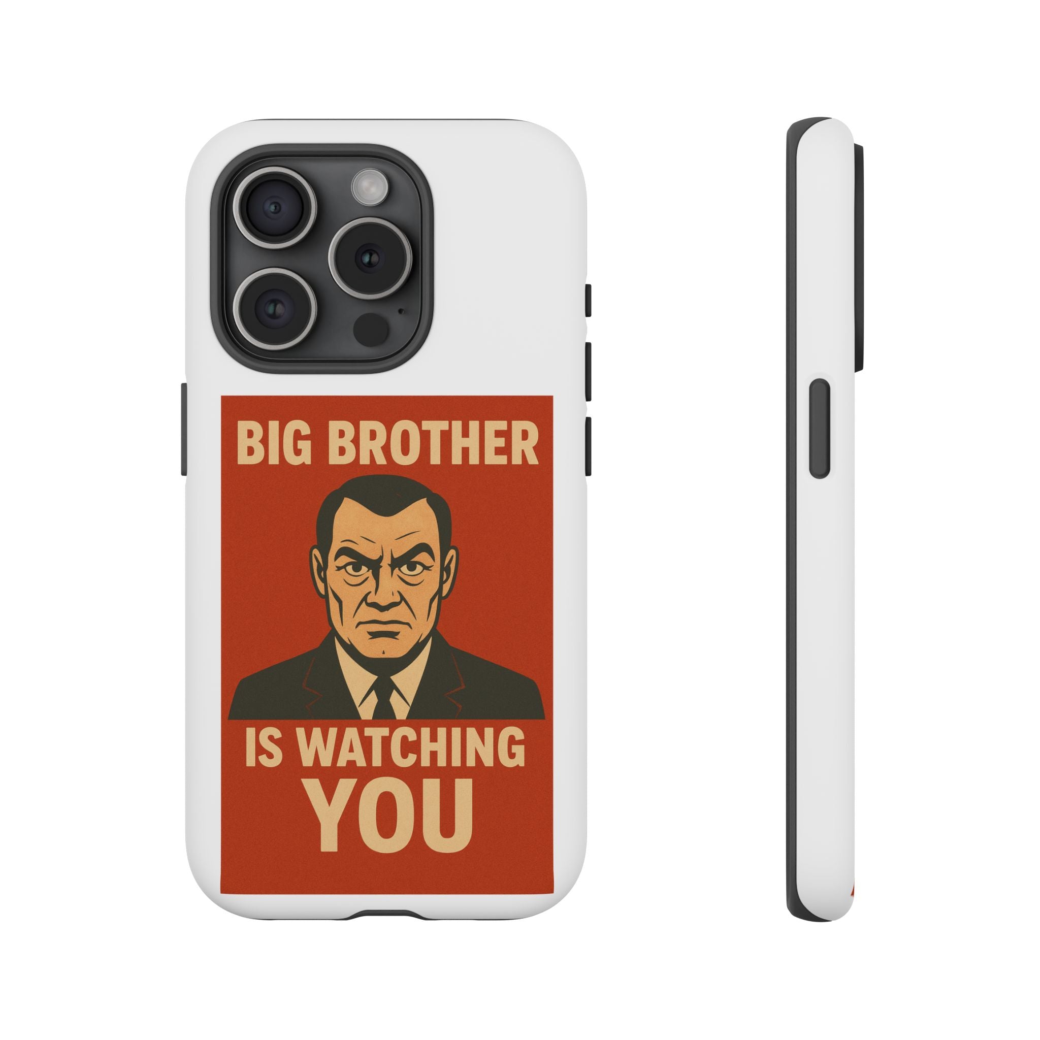 Phone Case - Big Brother Is Watching You, Vintage Style Case, Pop Culture Accessory, Unique Gift for Him or Her, Halloween Decor