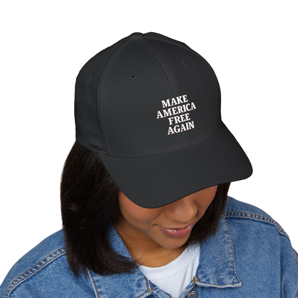 Embroidered Baseball Cap - Make America Free Again, Adjustable Hat for Events, Gifts, Outdoor Activities, Fashion