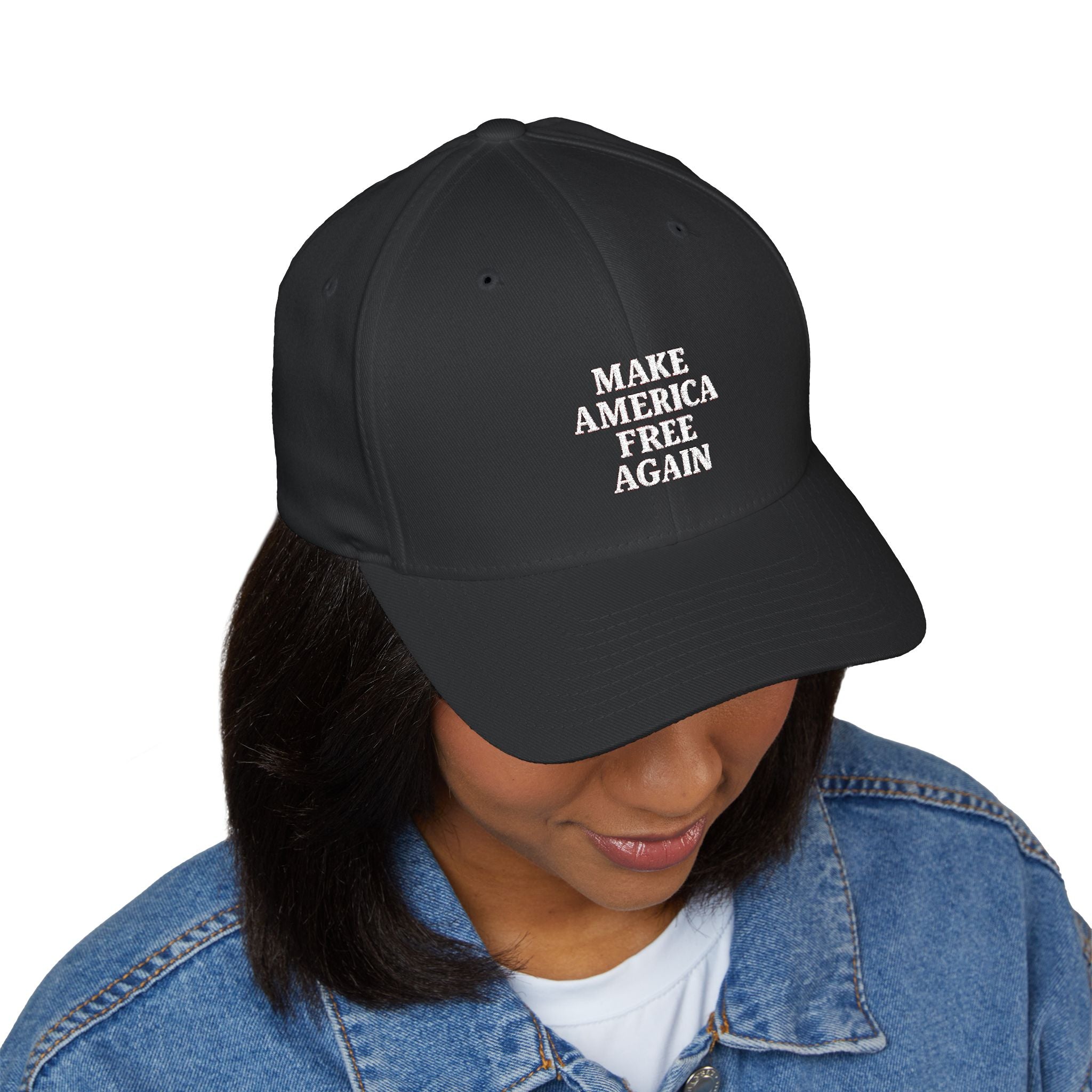 Embroidered Baseball Cap - Make America Free Again, Adjustable Hat for Events, Gifts, Outdoor Activities, Fashion