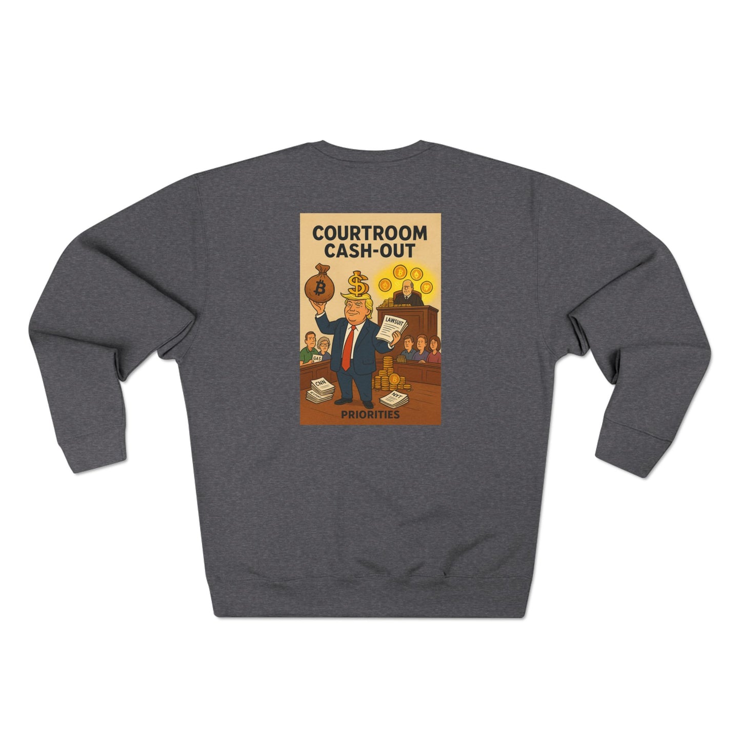 Clever & Bold Unisex Crewneck Sweatshirt, Trending Sweatshirt for Free Speech Advocates, Humor Apparel, Unique Gift Idea, Courtroom [...]
