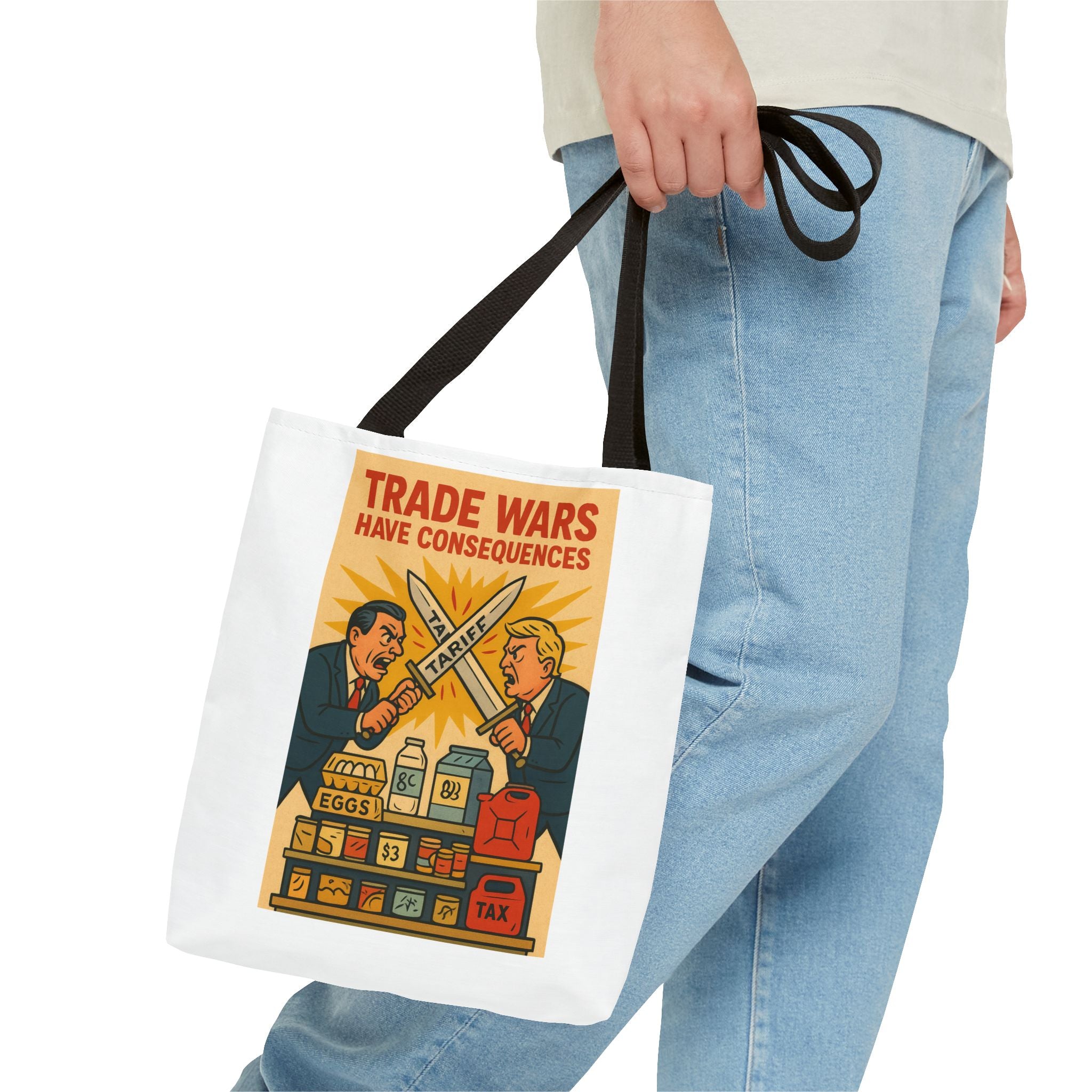 Political Statement Tote Bag, Eco-Friendly Shopper, Gift for Activists, Funny Tote for Events, Vintage Design Carryall