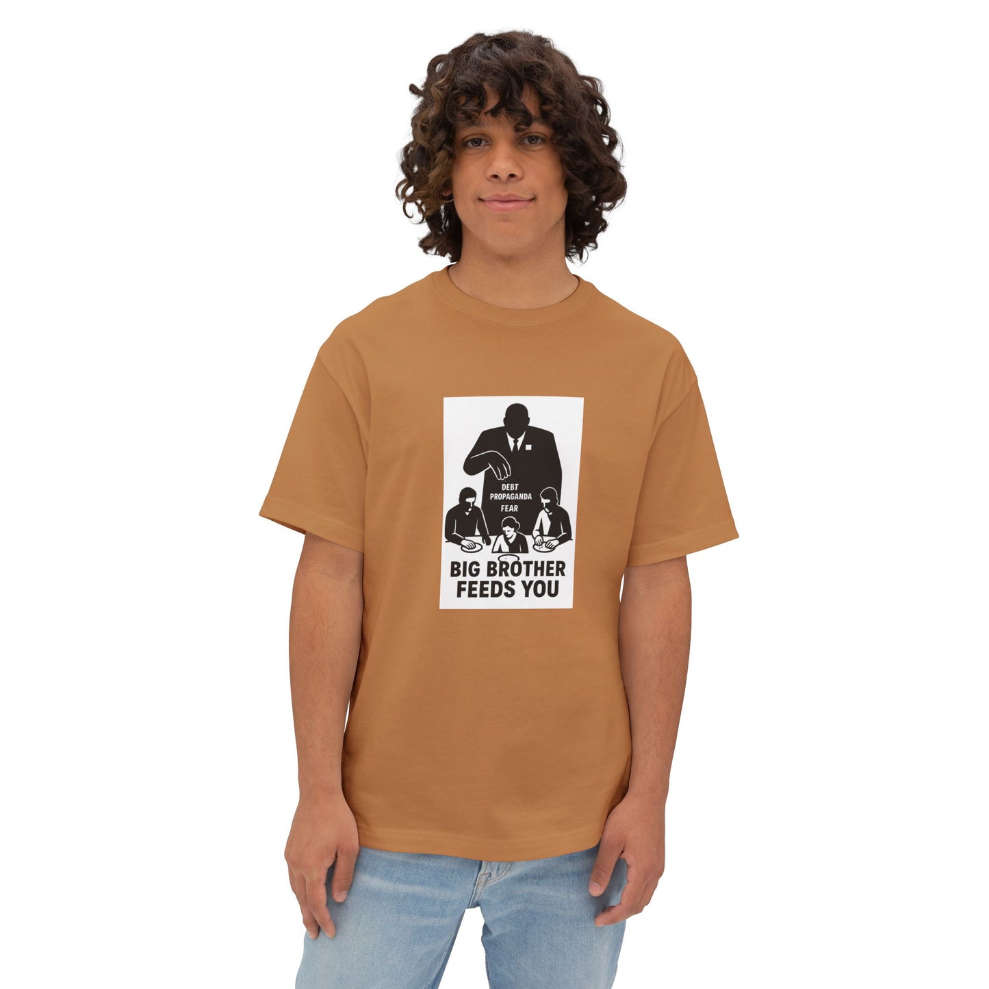 Unisex Oversized Boxy Tee - Fake News Veteran Tee, Casual Graphic T-Shirt, Streetwear, Gift for Friends, Unique Statement Shirt