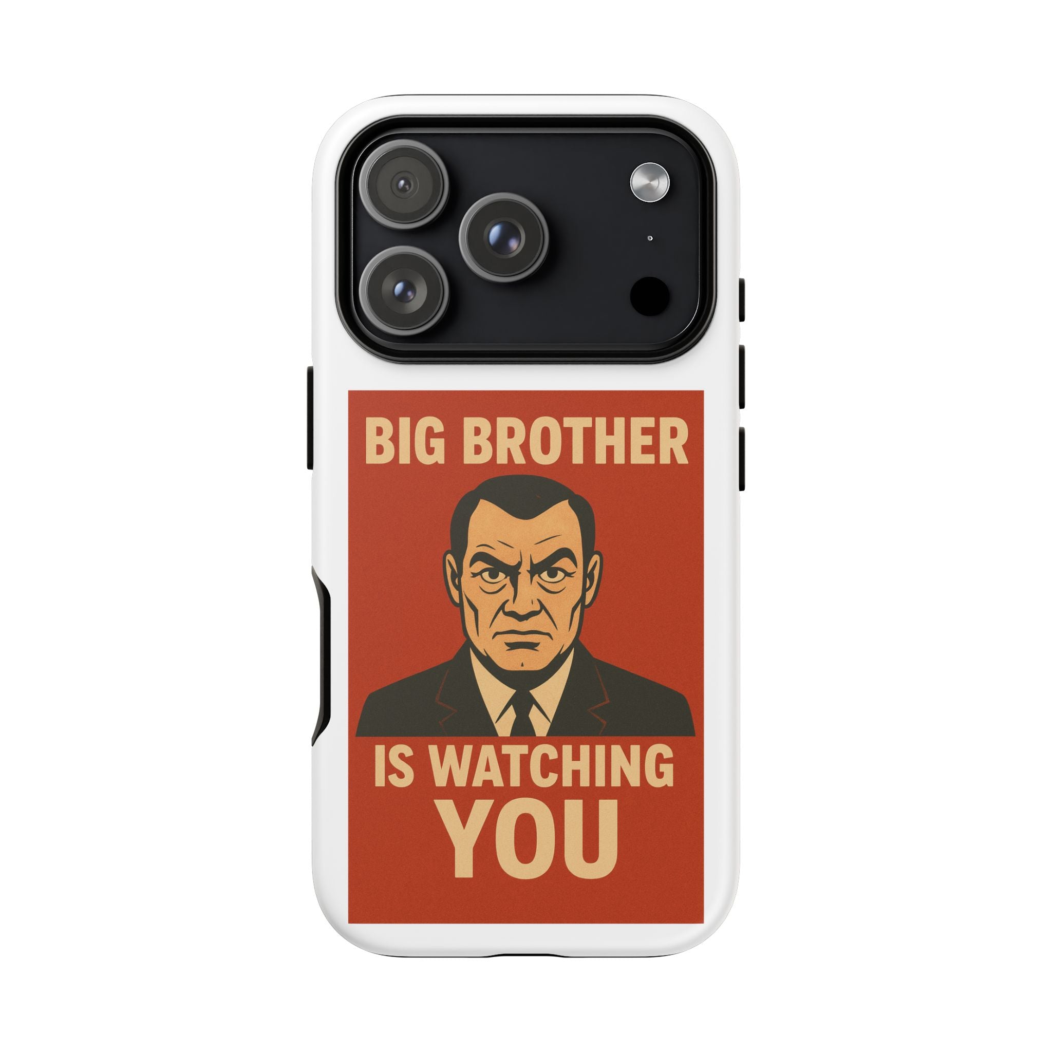 Phone Case - Big Brother Is Watching You, Vintage Style Case, Pop Culture Accessory, Unique Gift for Him or Her, Halloween Decor