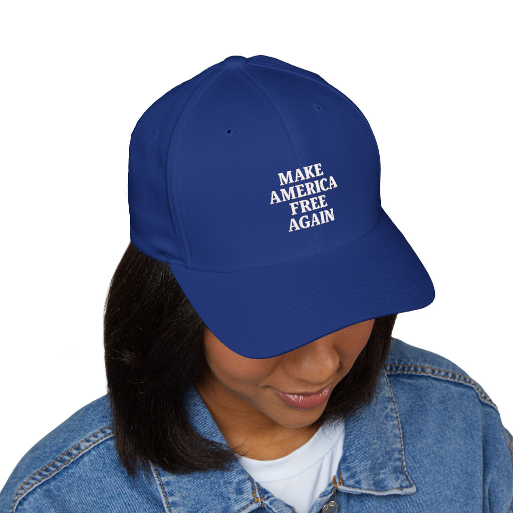 Embroidered Baseball Cap - Make America Free Again, Adjustable Hat for Events, Gifts, Outdoor Activities, Fashion