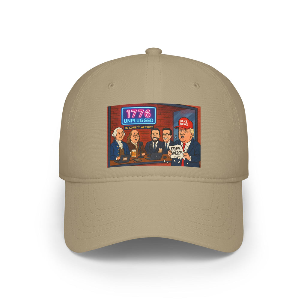 Patriotic Fan Baseball Cap, Unplugged Cap for Sports Events, Great for Gifts, Fourth of July, Outdoor Activities, Casual Wear