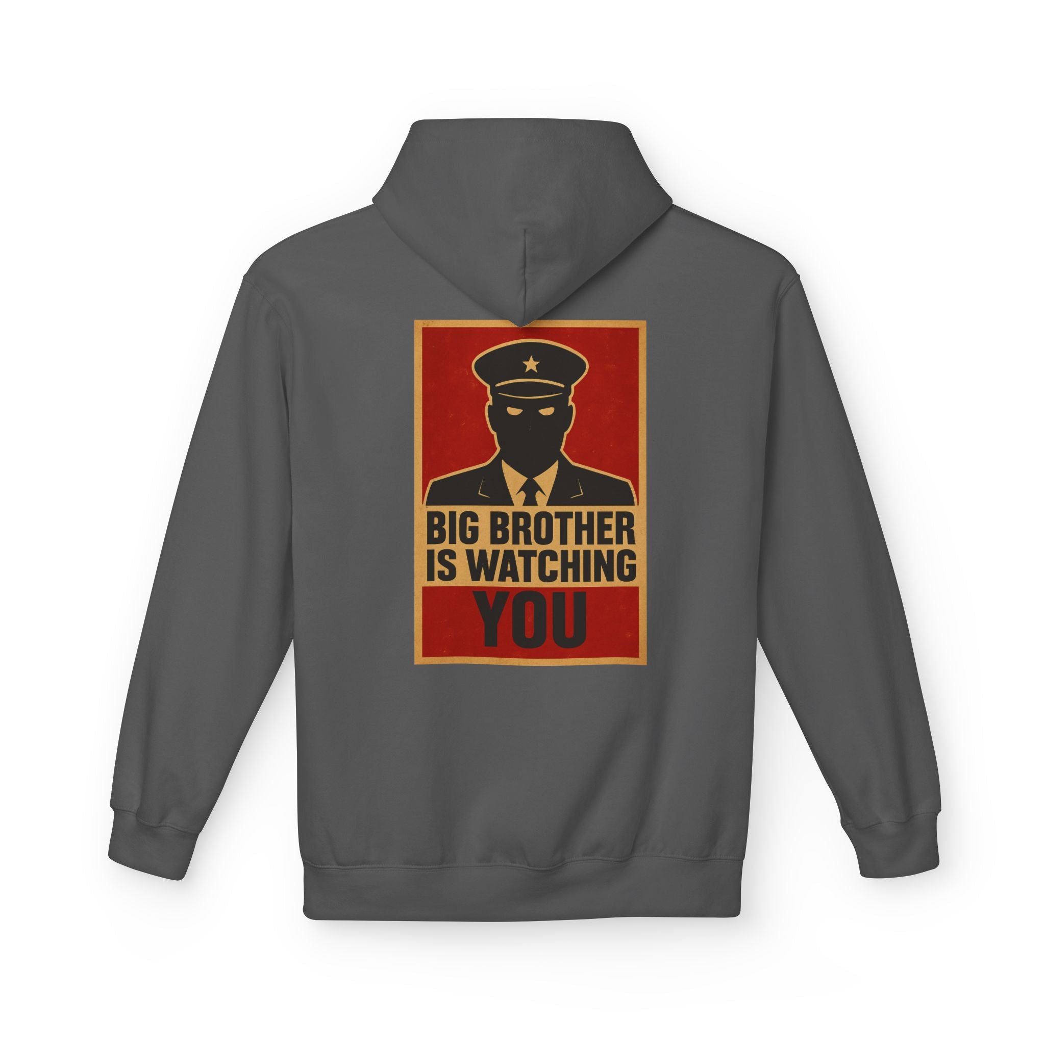 Big Brother Is Watching You Hoodie - Unisex Fleece Sweatshirt, Cozy Gift for Fans of Dystopian Literature, Statement Apparel