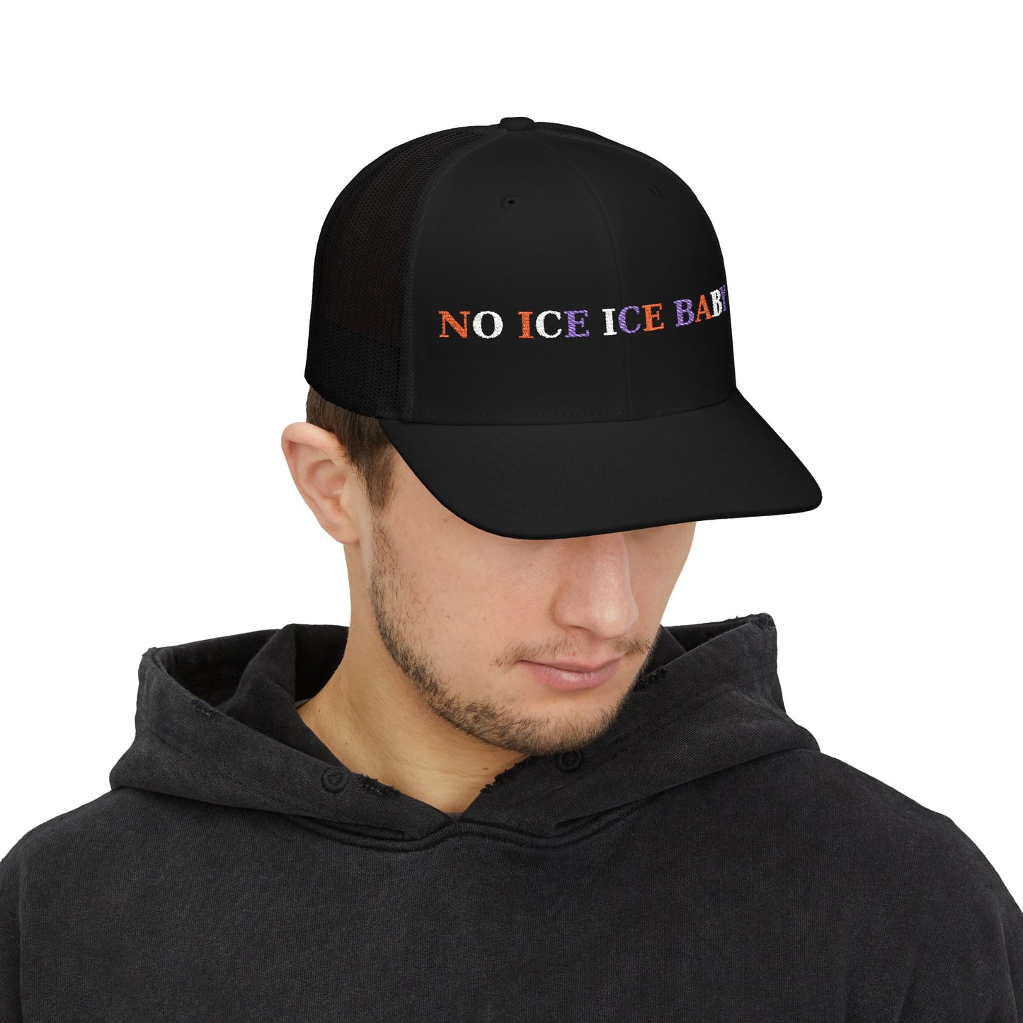 Trendy Embroidered Snapback Trucker Cap - Cool Gift for Music Lovers, Retro Vibes, Summer Events, Festivals, Casual Outings