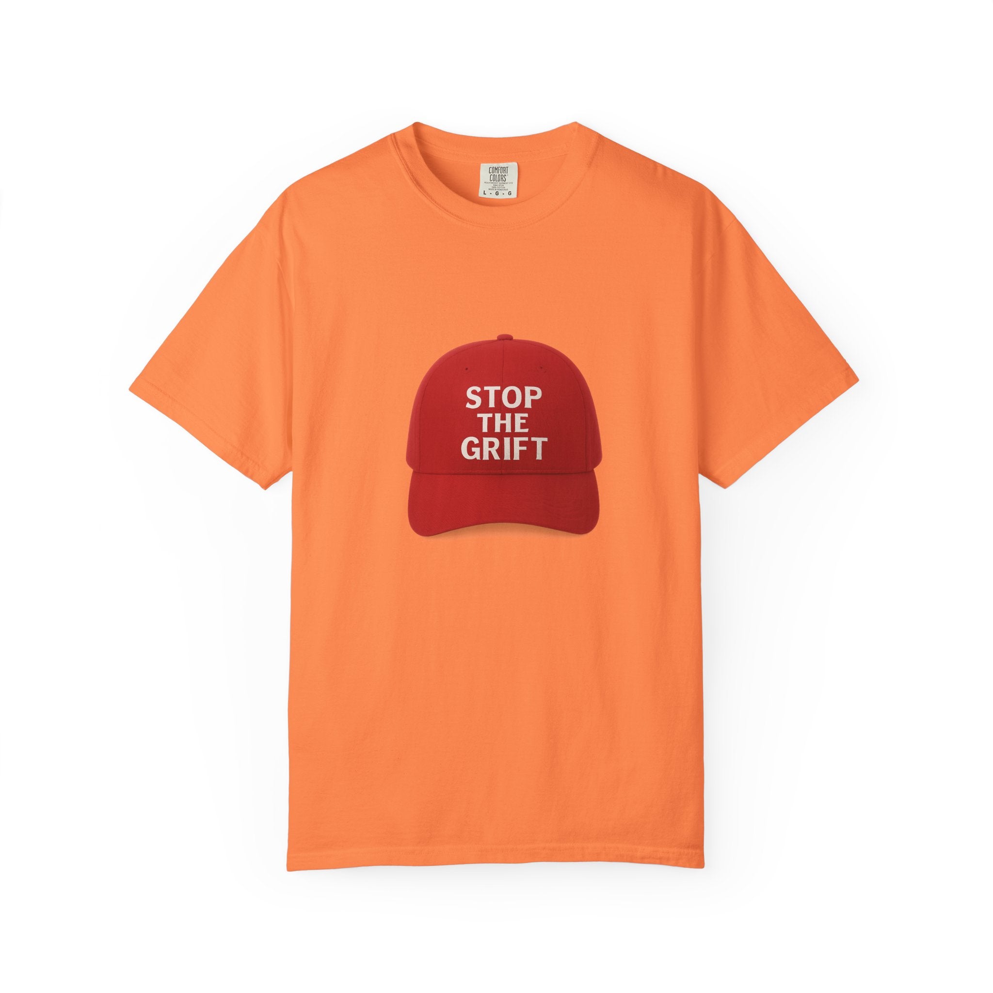Unisex Garment-Dyed T-shirt with 'STOP THE GRIFT' Design, Casual Tee, Thought-Provoking Shirt, Gift for Activists, Statement Apparel, [...]